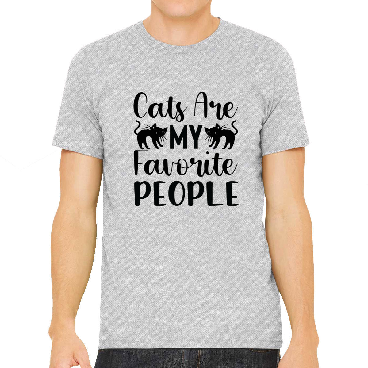 Cats Are My Favorite People Men's T-shirt
