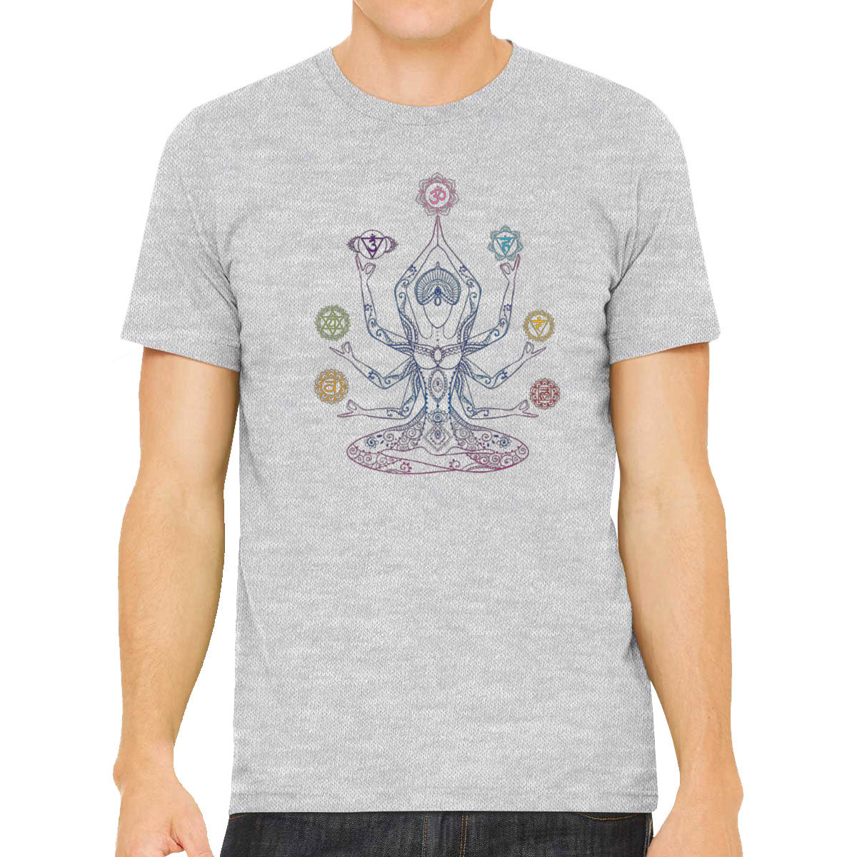 Meditation Chakra Yoga Reiki Men's T-shirt