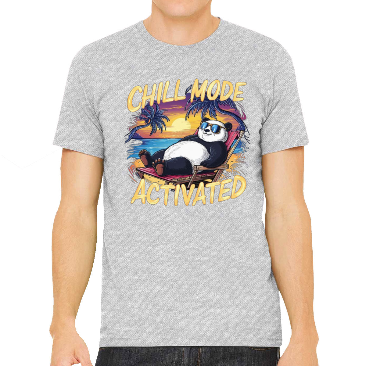 Chill Mode Activated Panda Men's T-shirt