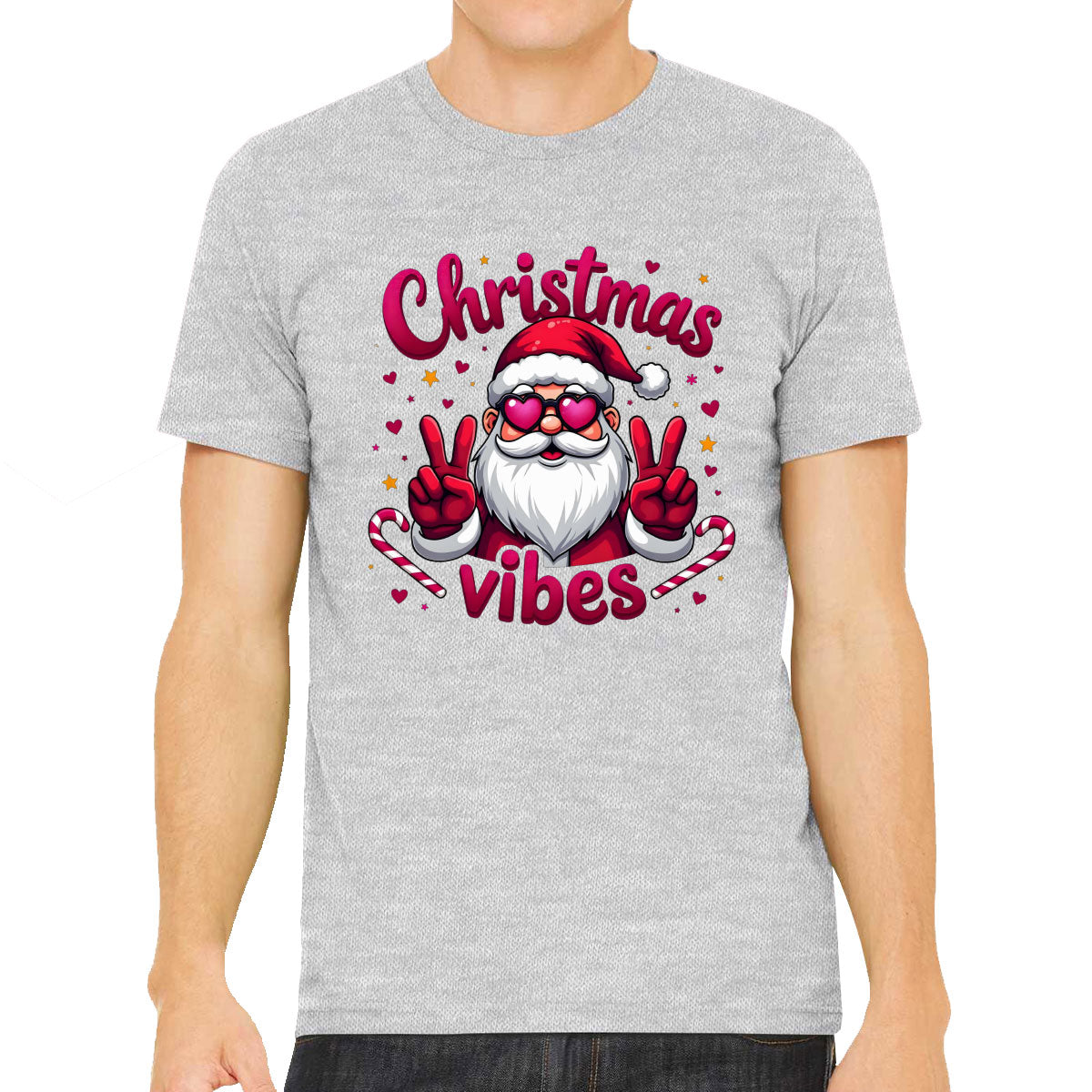Santa Christmas Vibes Men's T-shirt