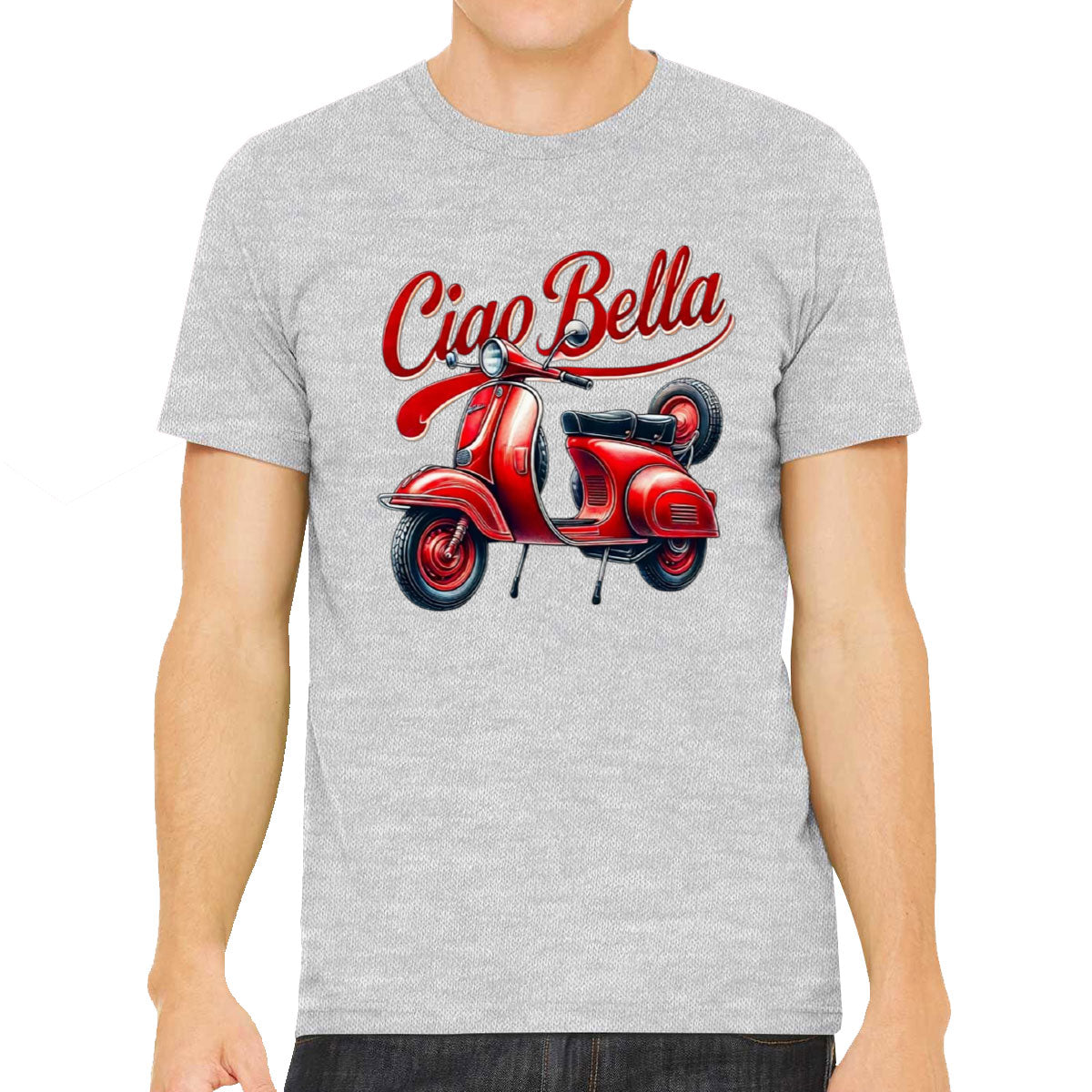 Ciao Bella Red Bike Men's T-shirt
