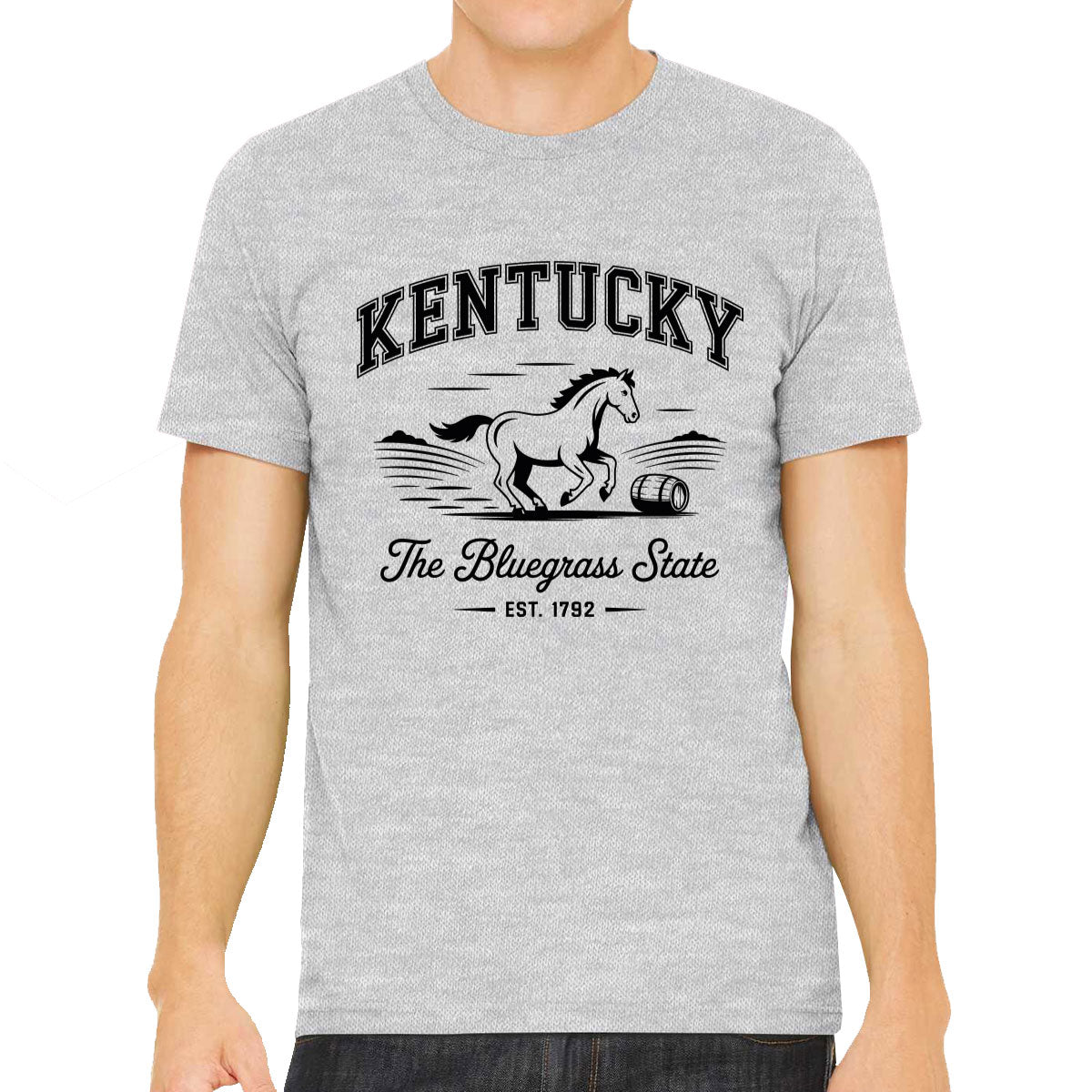 Kentucky Cityscape Illustration The Bluegrass State Men's T-shirt
