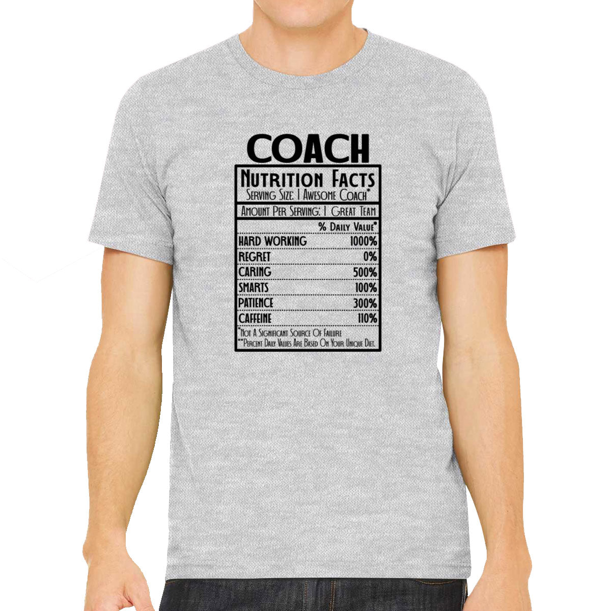 Coach Nutrition Facts Men's T-shirt