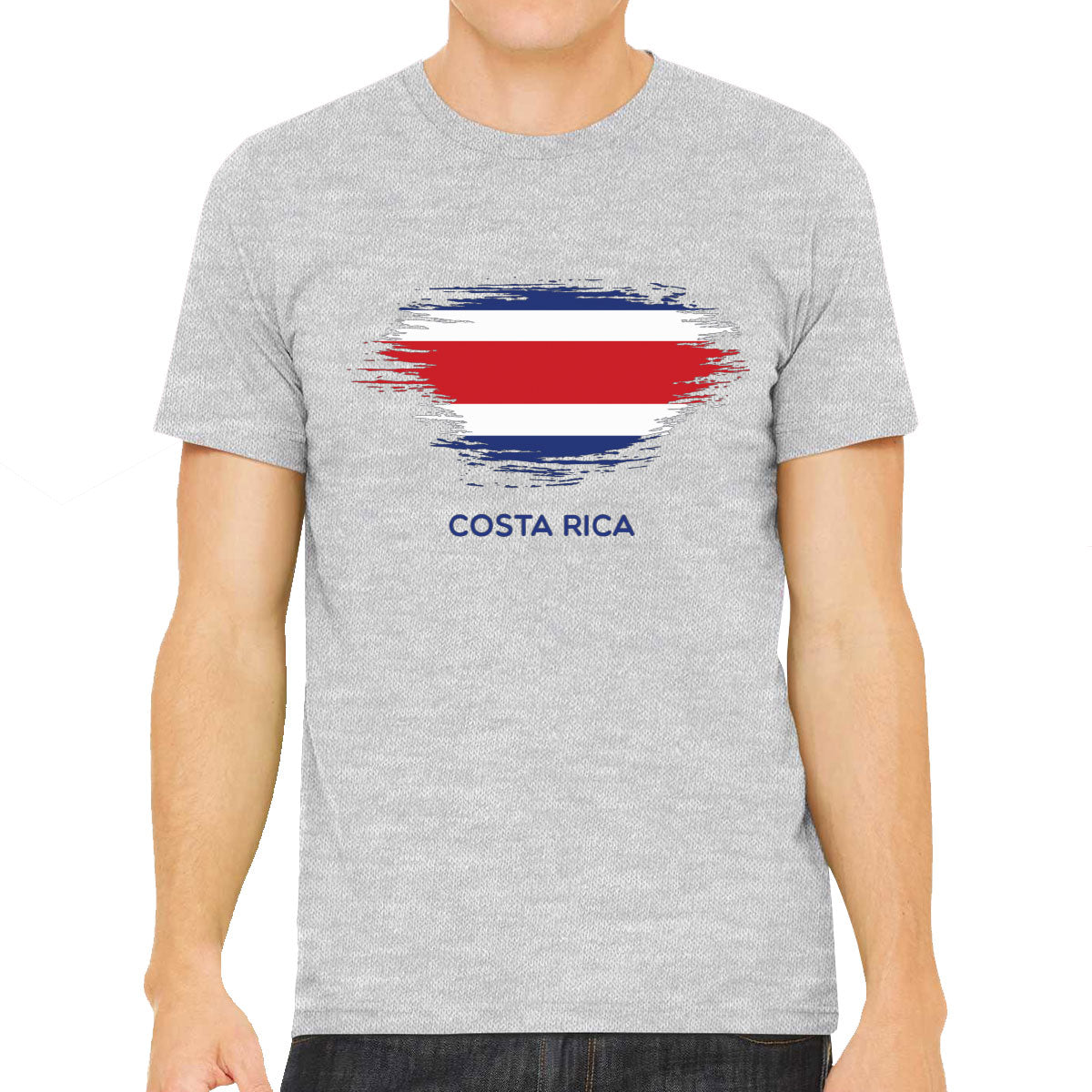 Costa Rica Flag Men's T-shirt
