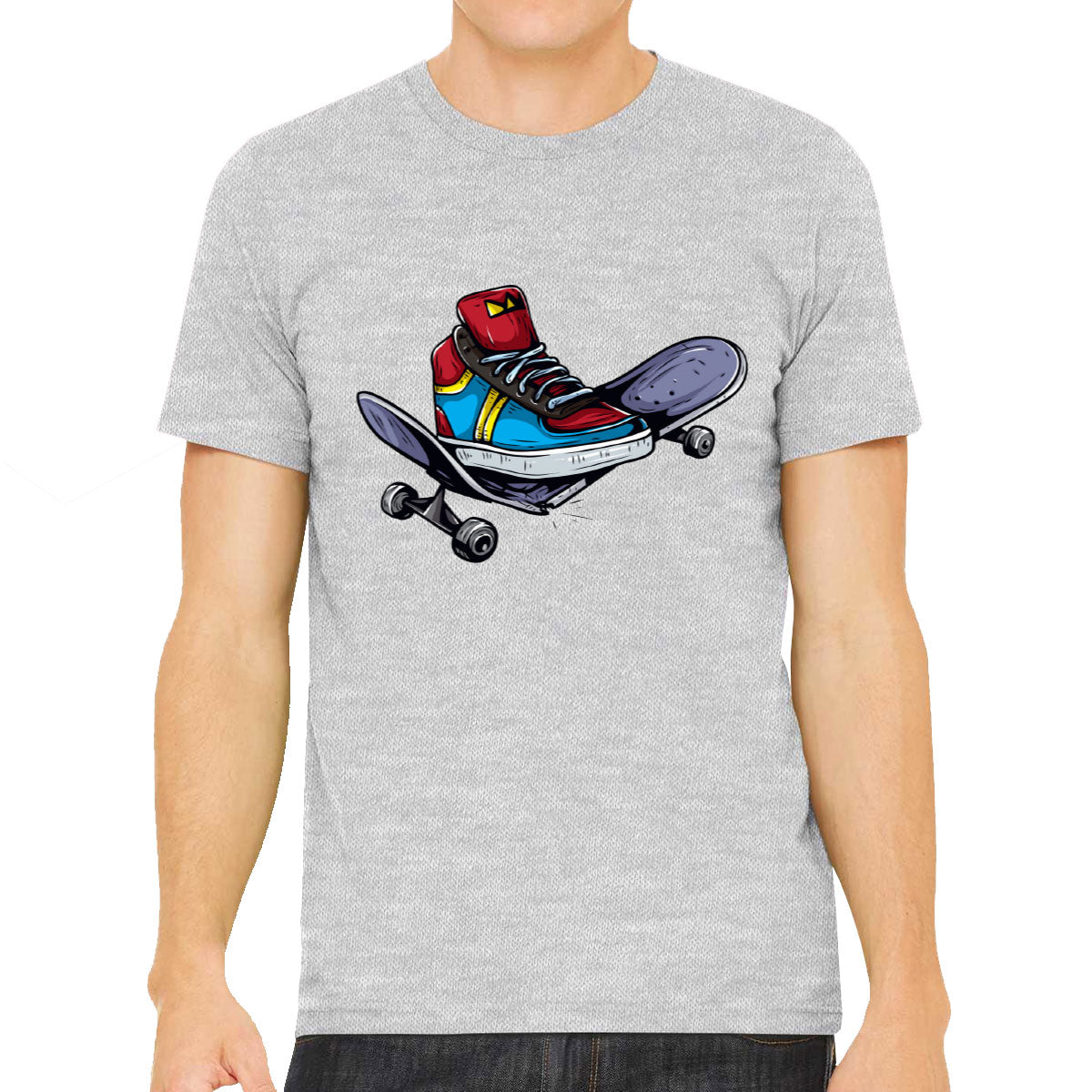 Sneaker Skateboard Men's T-shirt