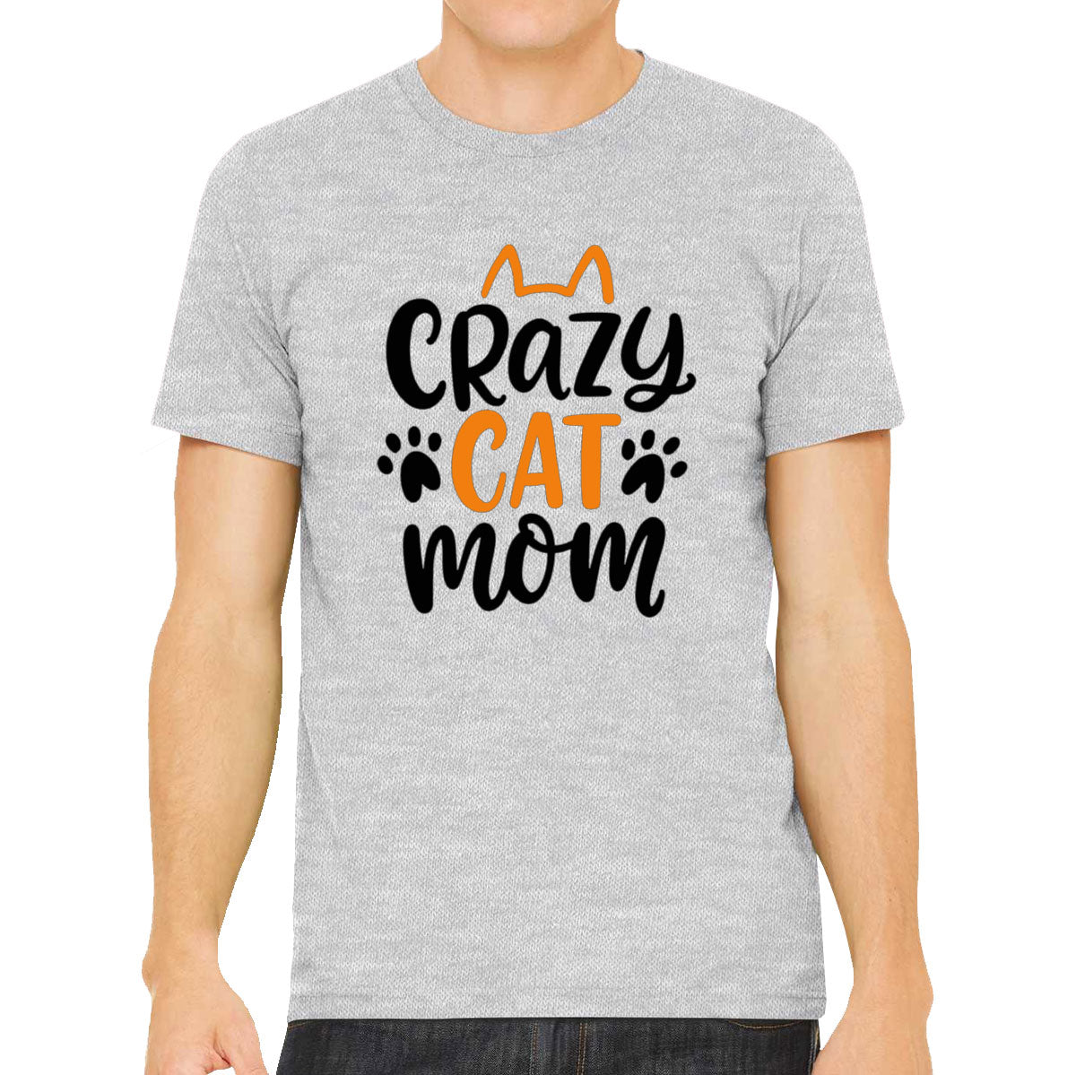Crazy Cat Mom Mother's Day Men's T-shirt