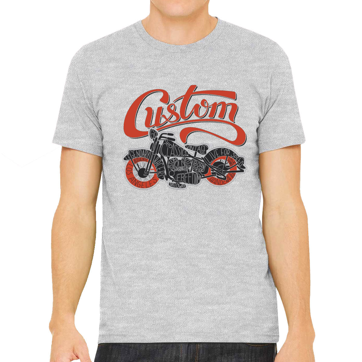 Custom Motorcycle Men's T-shirt