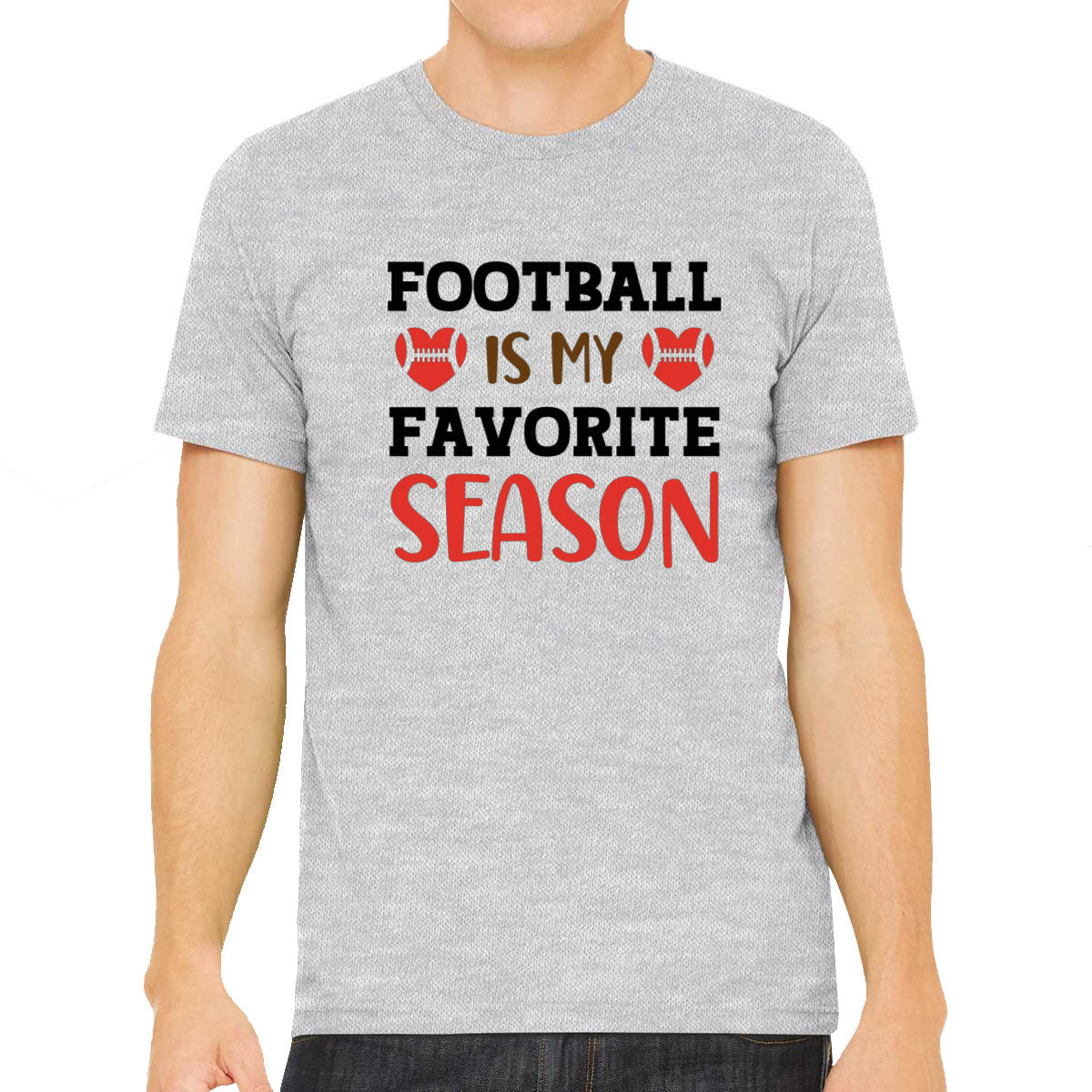 Footbal Is My Favorite Season Men's T-shirt