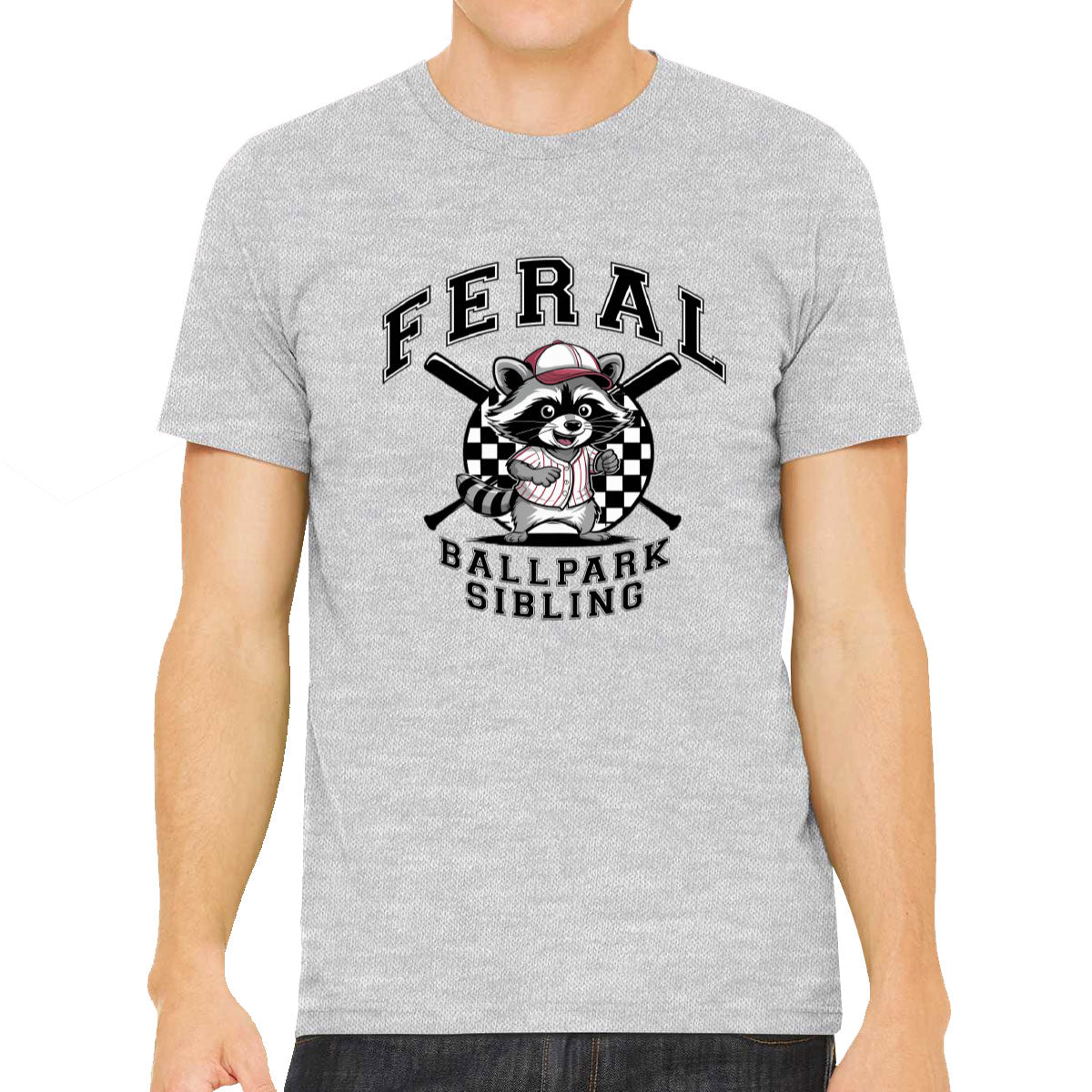Feral Ballpark Sibling Baseball Men's T-shirt