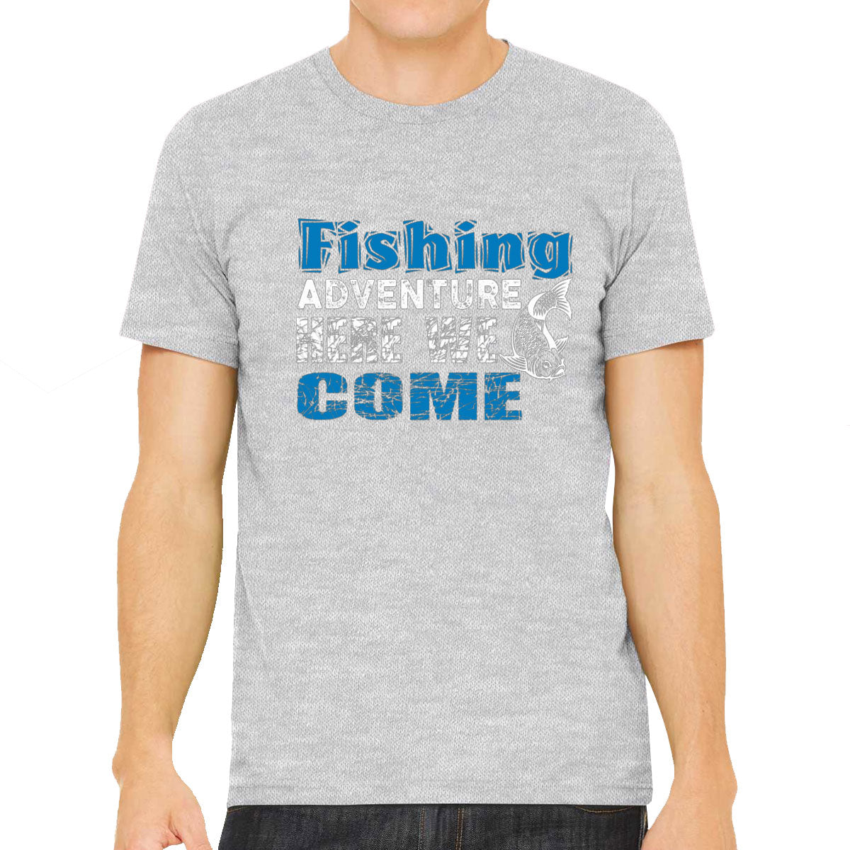 Fishing Adventure Here We Come Men's T-shirt