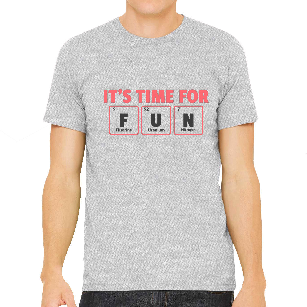 It's Time For Fun Funny Periodic Table Men's T-shirt