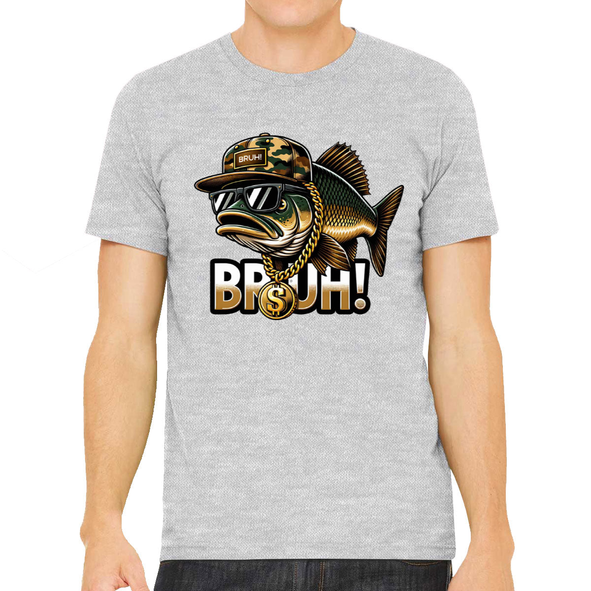 Funny Bass Fishing Men's T-shirt