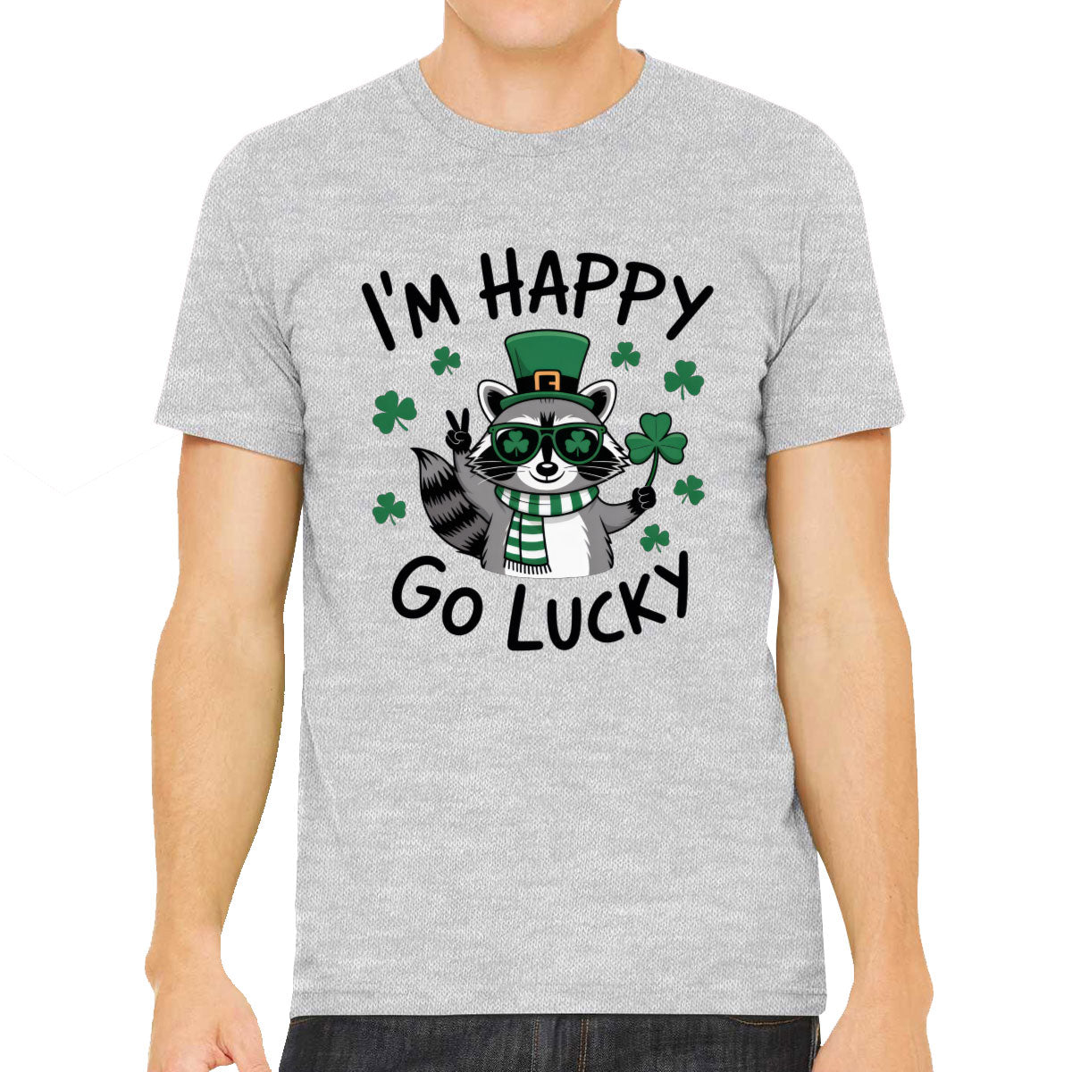 I'm Happy Go Lucky St. Patrick's Day Men's T-shirt