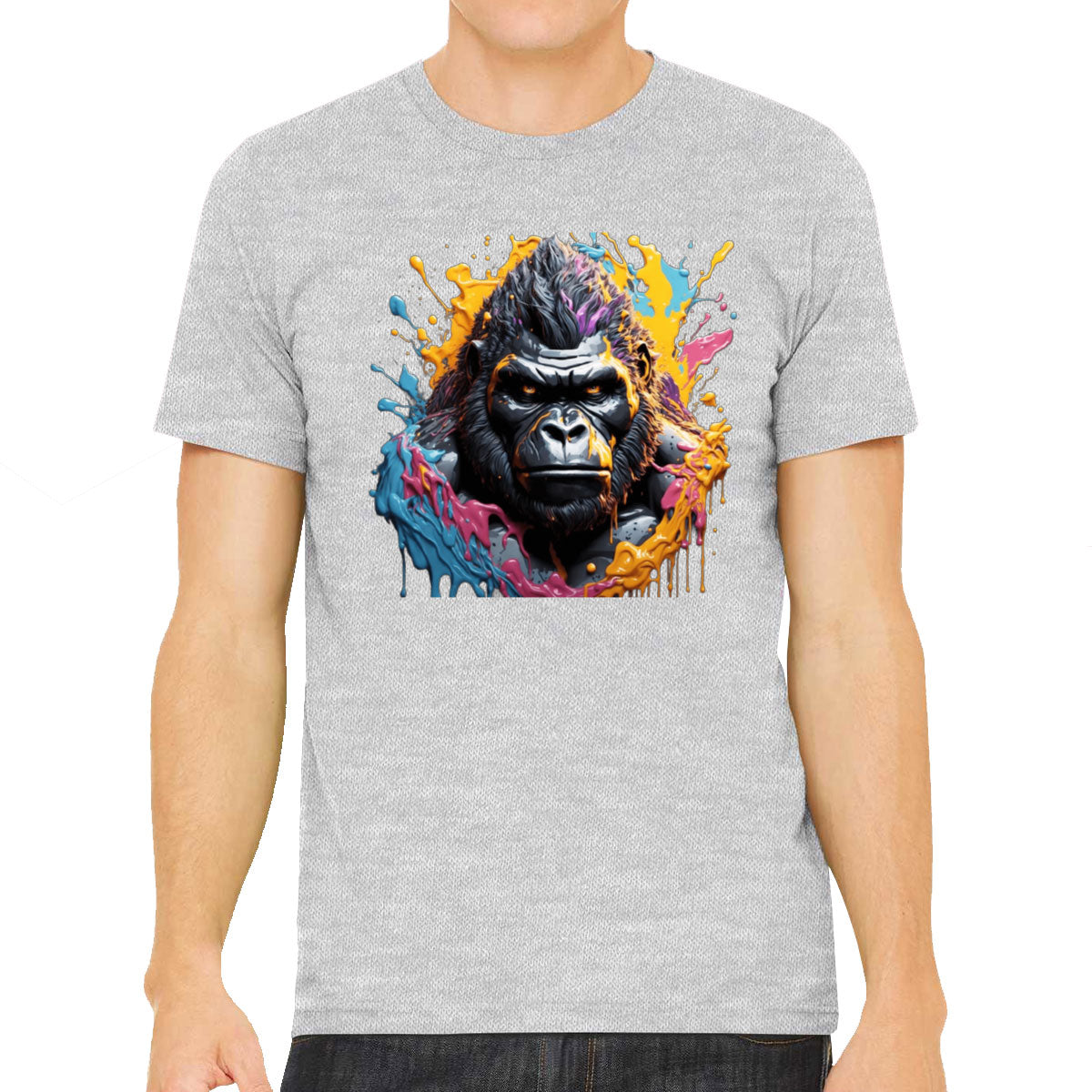 Colorful Gorilla Men's T-shirt