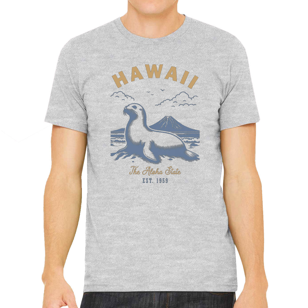 Hawaii State Vintage Men's T-shirt