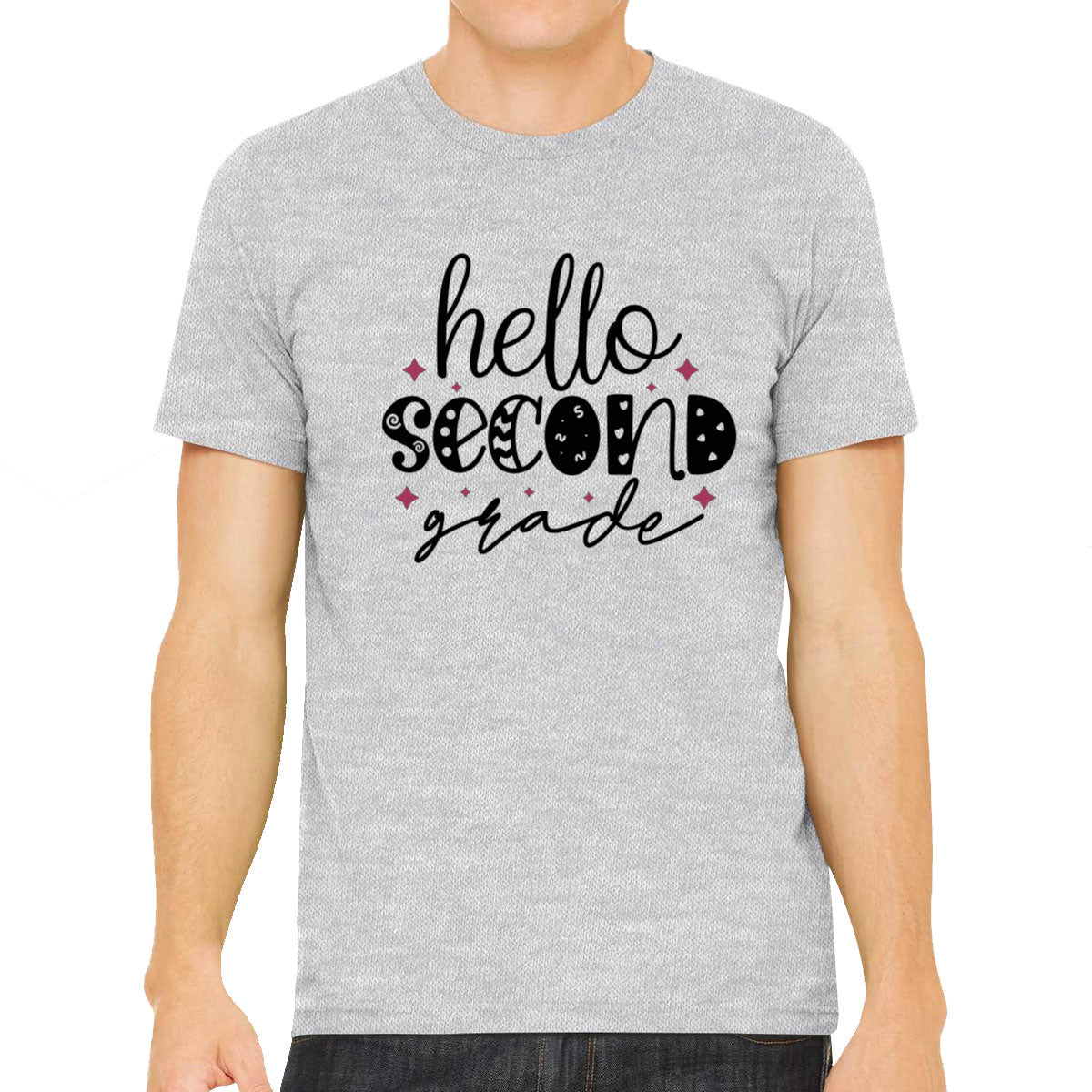 Hello Second Grade Teacher Men's T-shirt