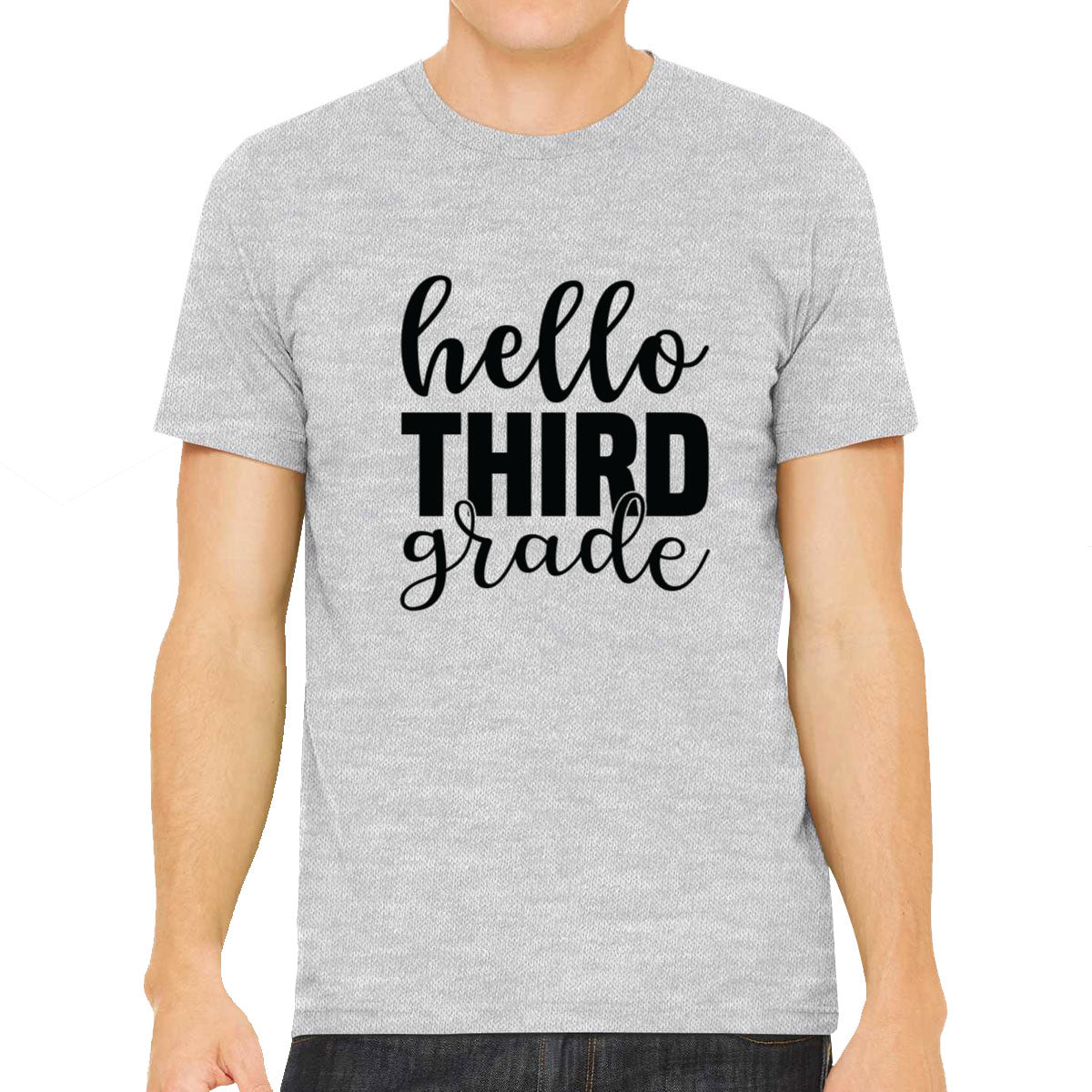 Hello Third Grade Teacher Men's T-shirt