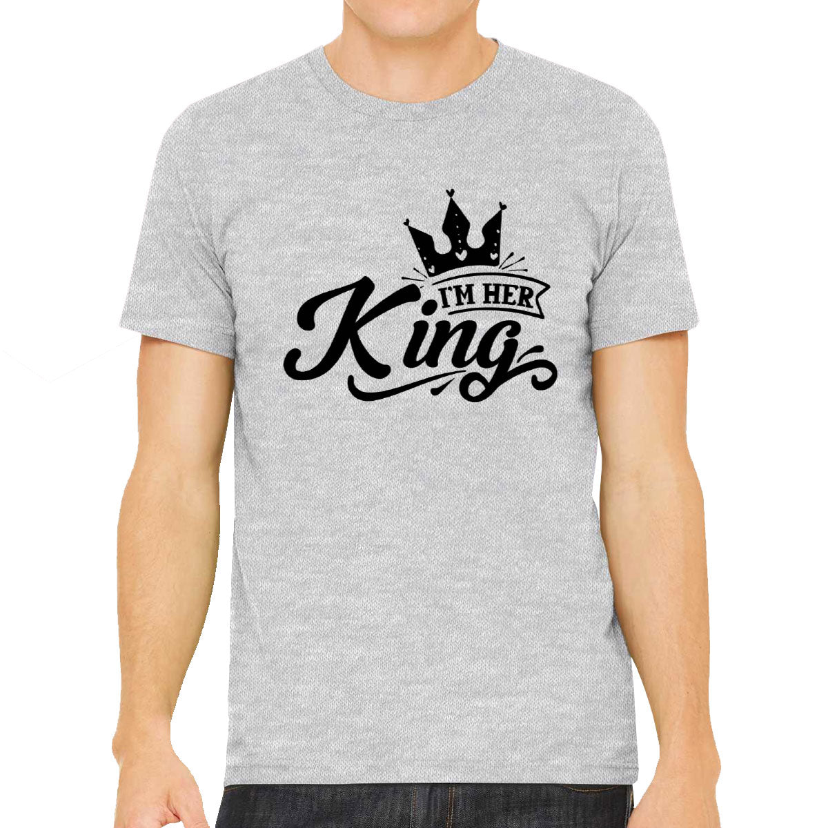 Her King Valentine's Day Men's T-shirt