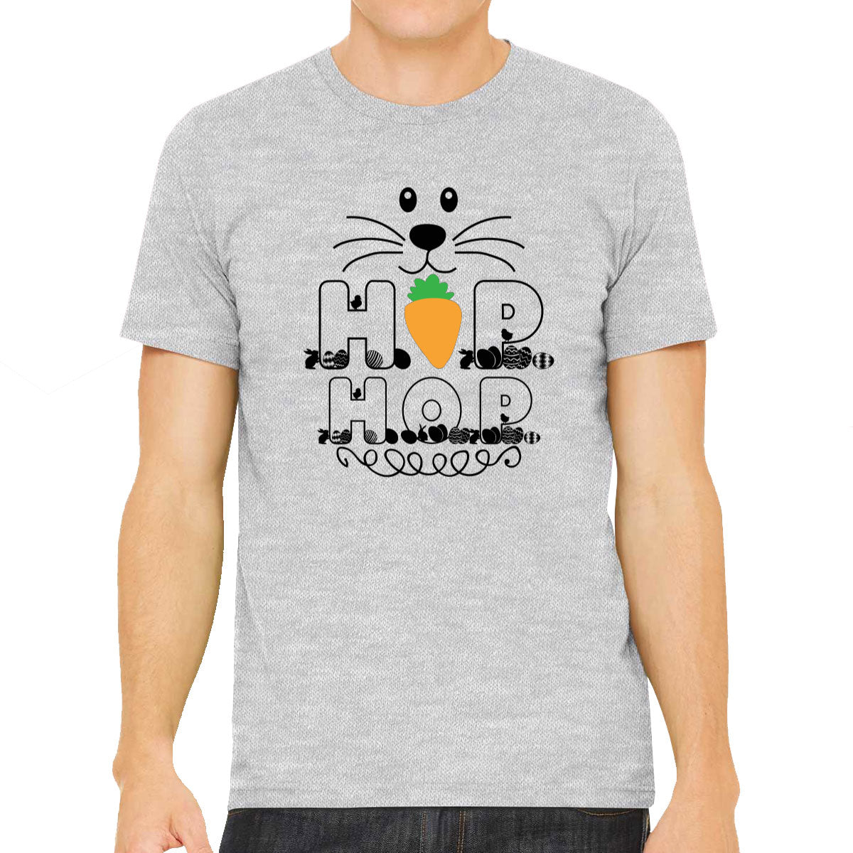 Hop Hop Bunny Easter Men's T-shirt