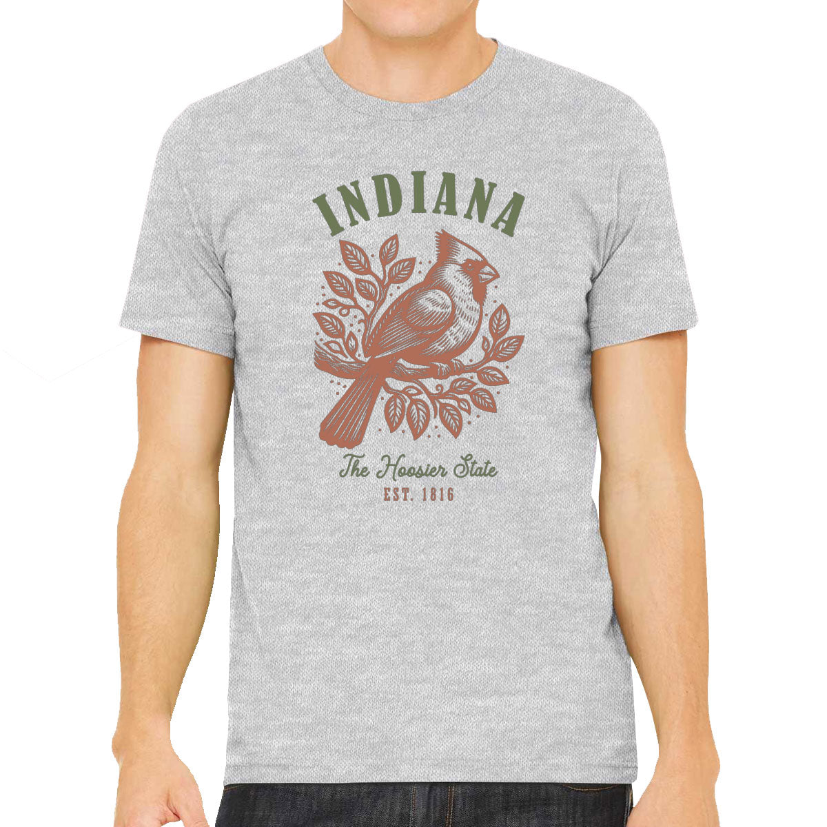 Indiana State Vintage Men's T-shirt