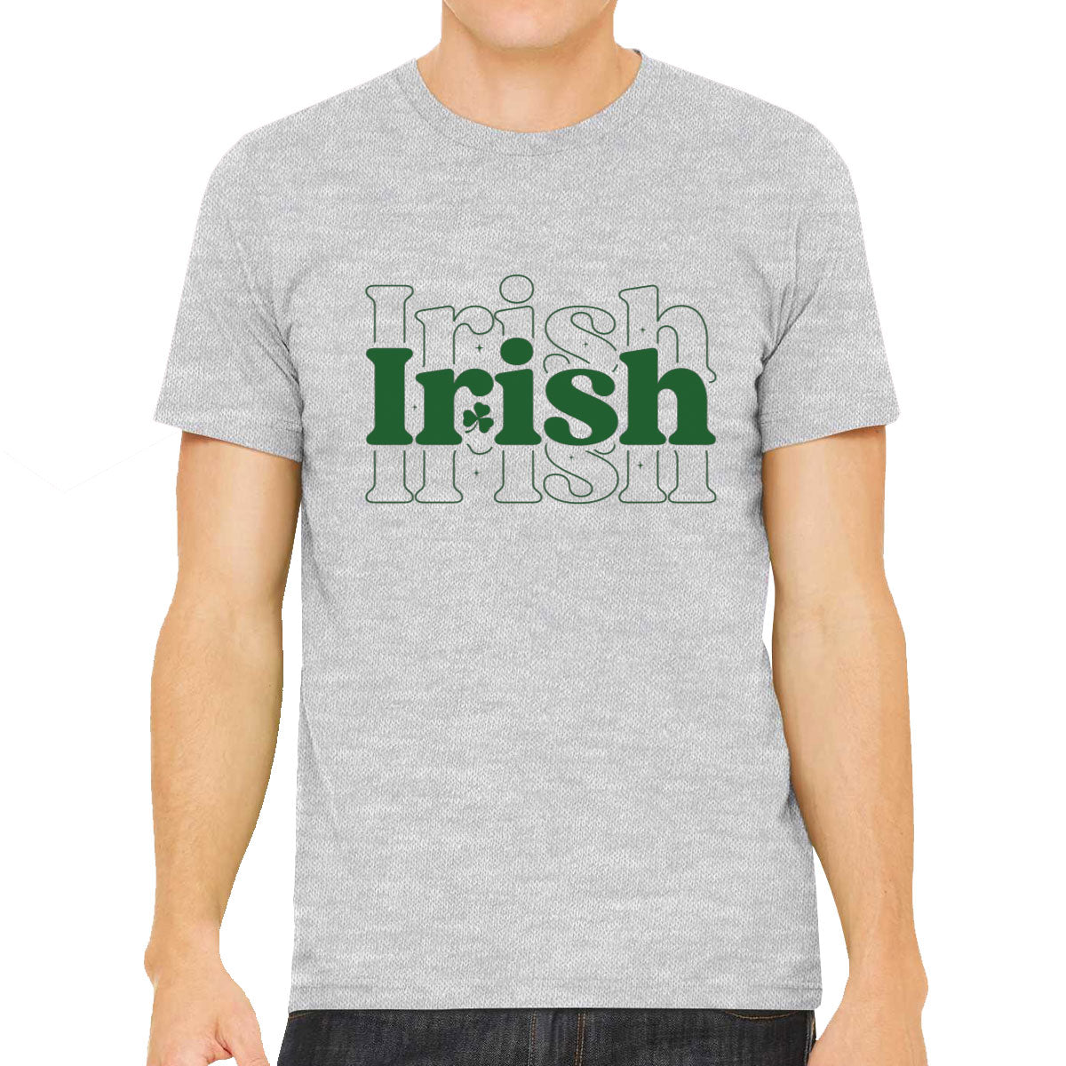 Irish Typography St. Patrick's Day Men's T-shirt