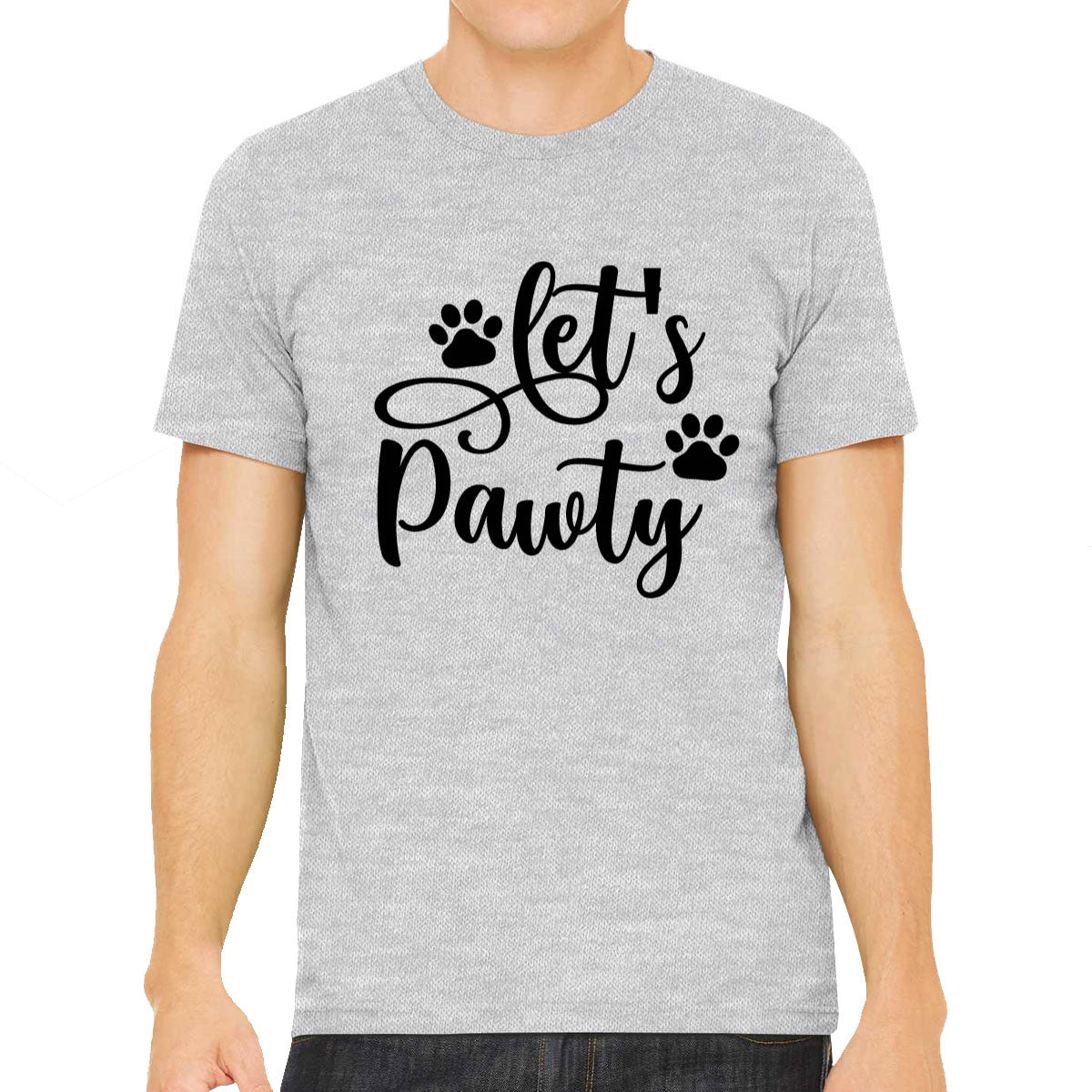 Let's Pawty Dog Men's T-shirt