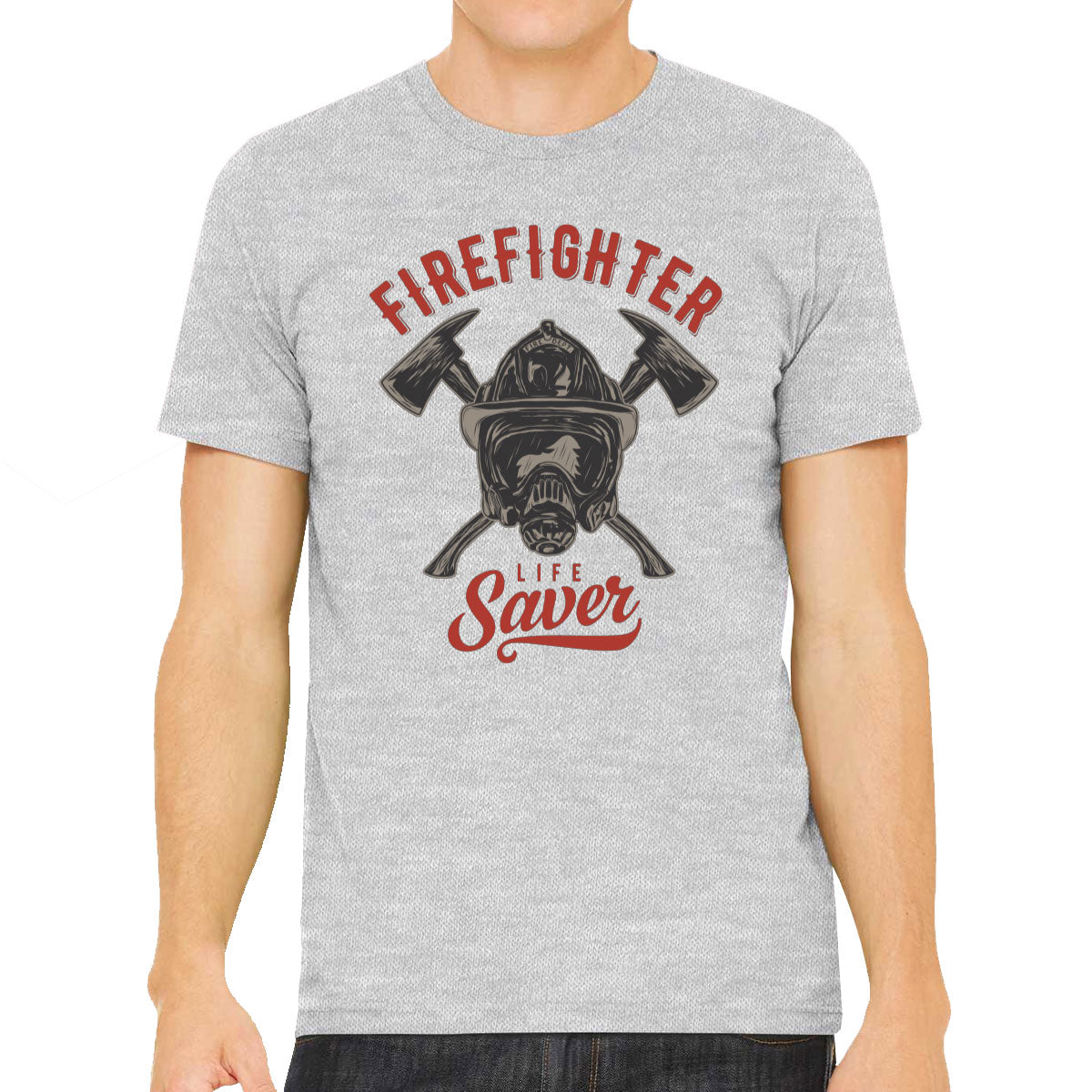 Firefighter Life Saver Fireman Men's T-shirt