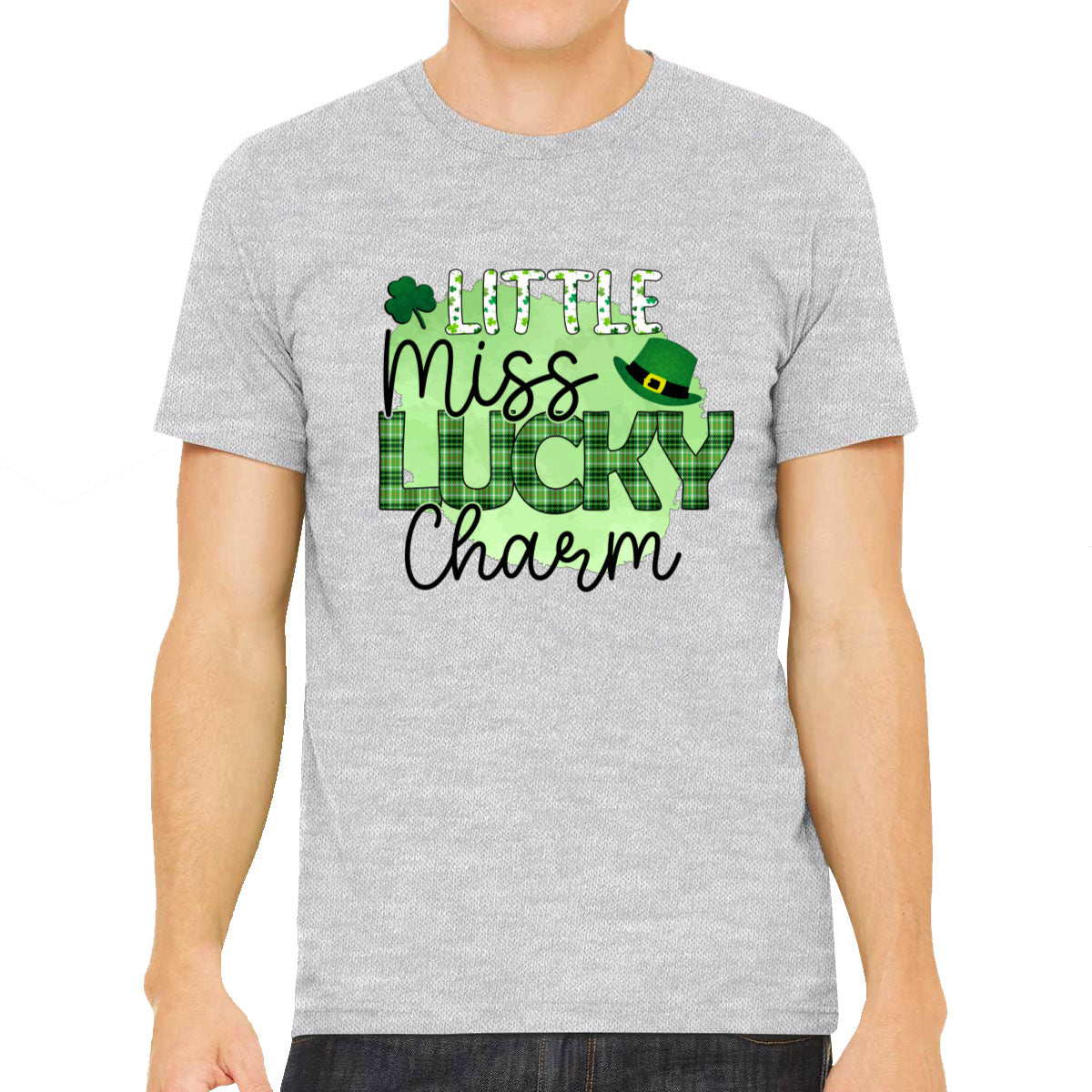 Little Miss Lucky Charm St. Patrick's Day Men's T-shirt