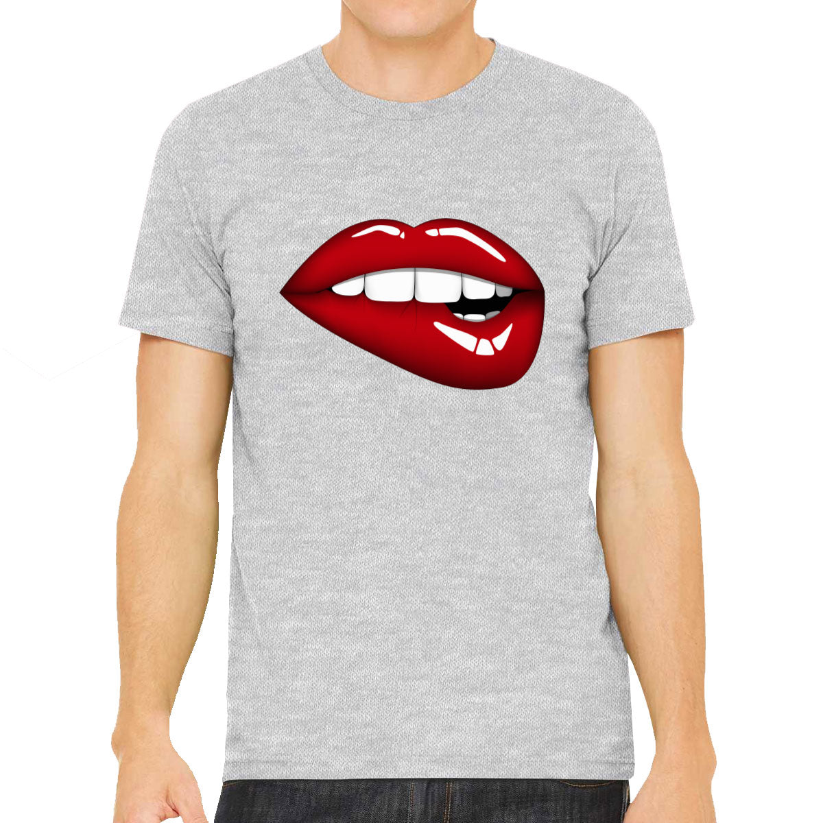 Glossy Lipstick Men's T-shirt