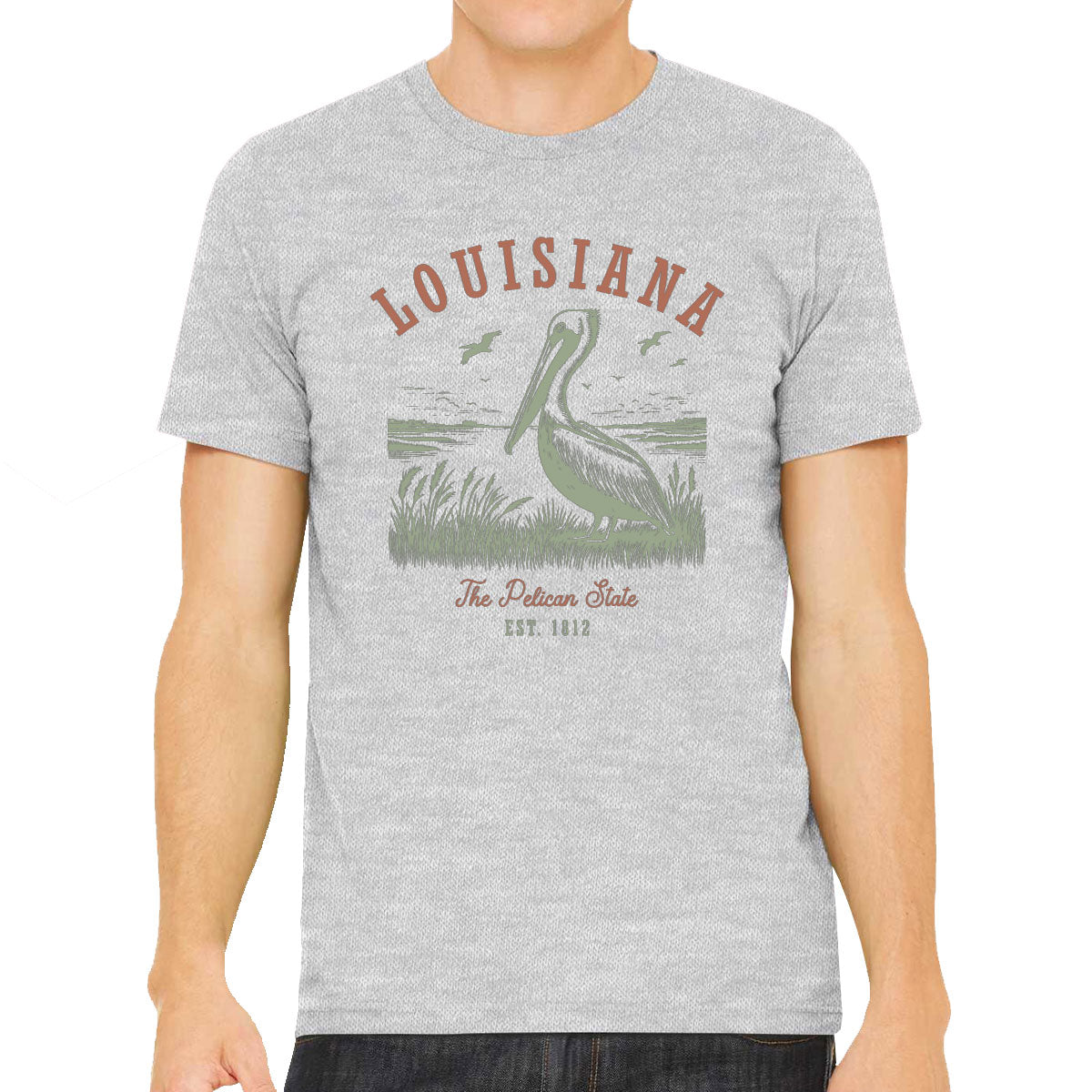 Louisiana State Vintage Men's T-shirt