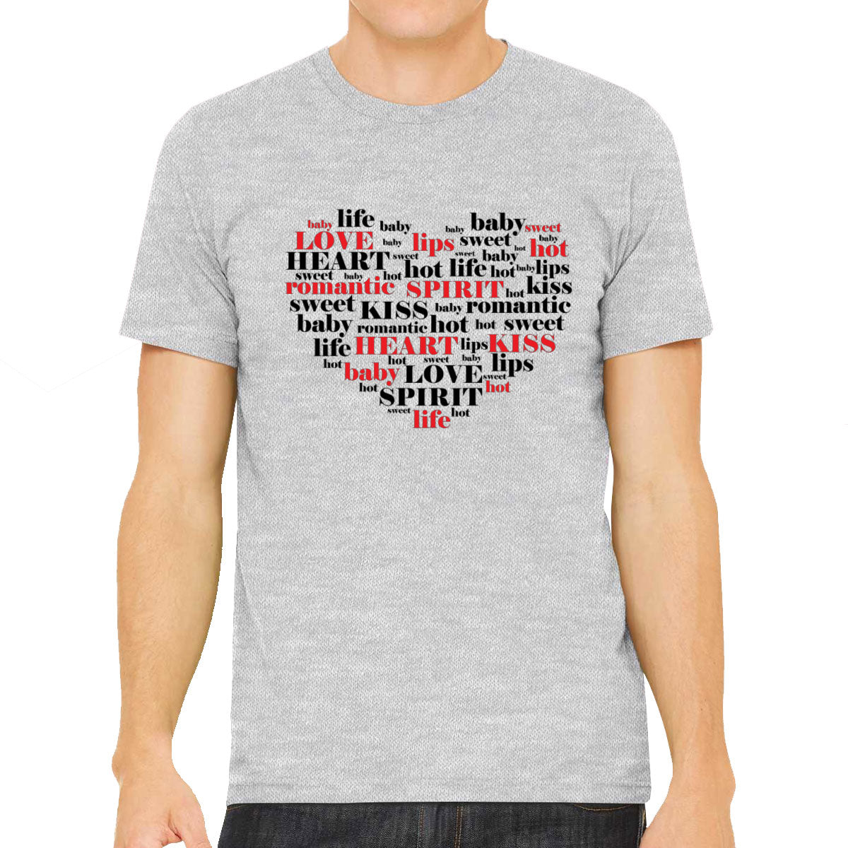 Love Typography Men's T-shirt
