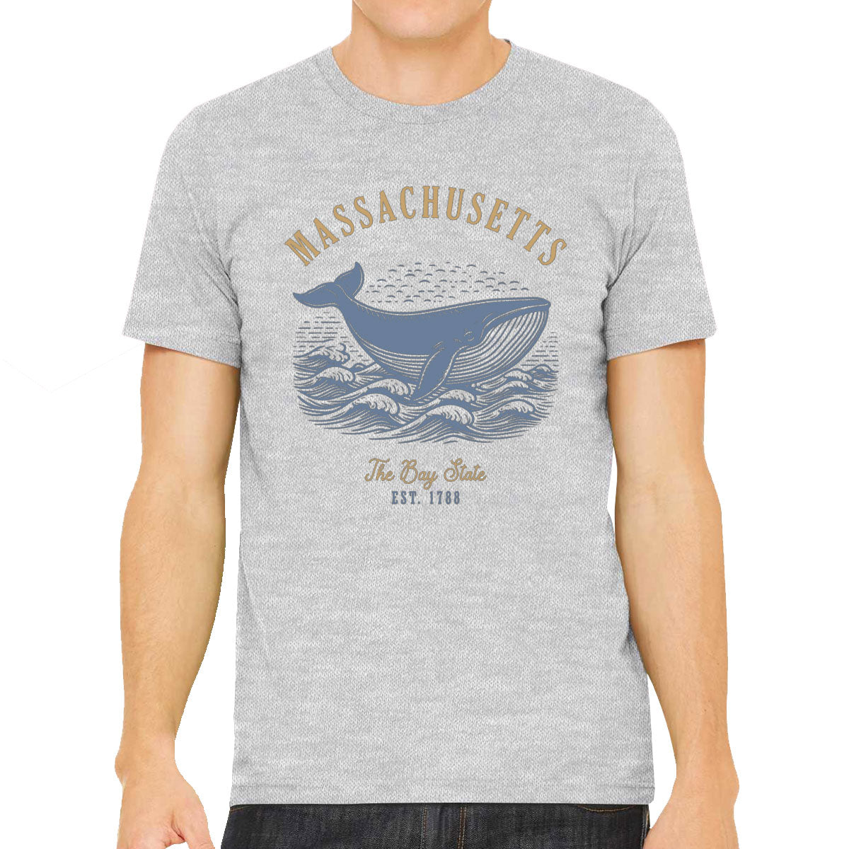 Massachusetts State Vintage Men's T-shirt