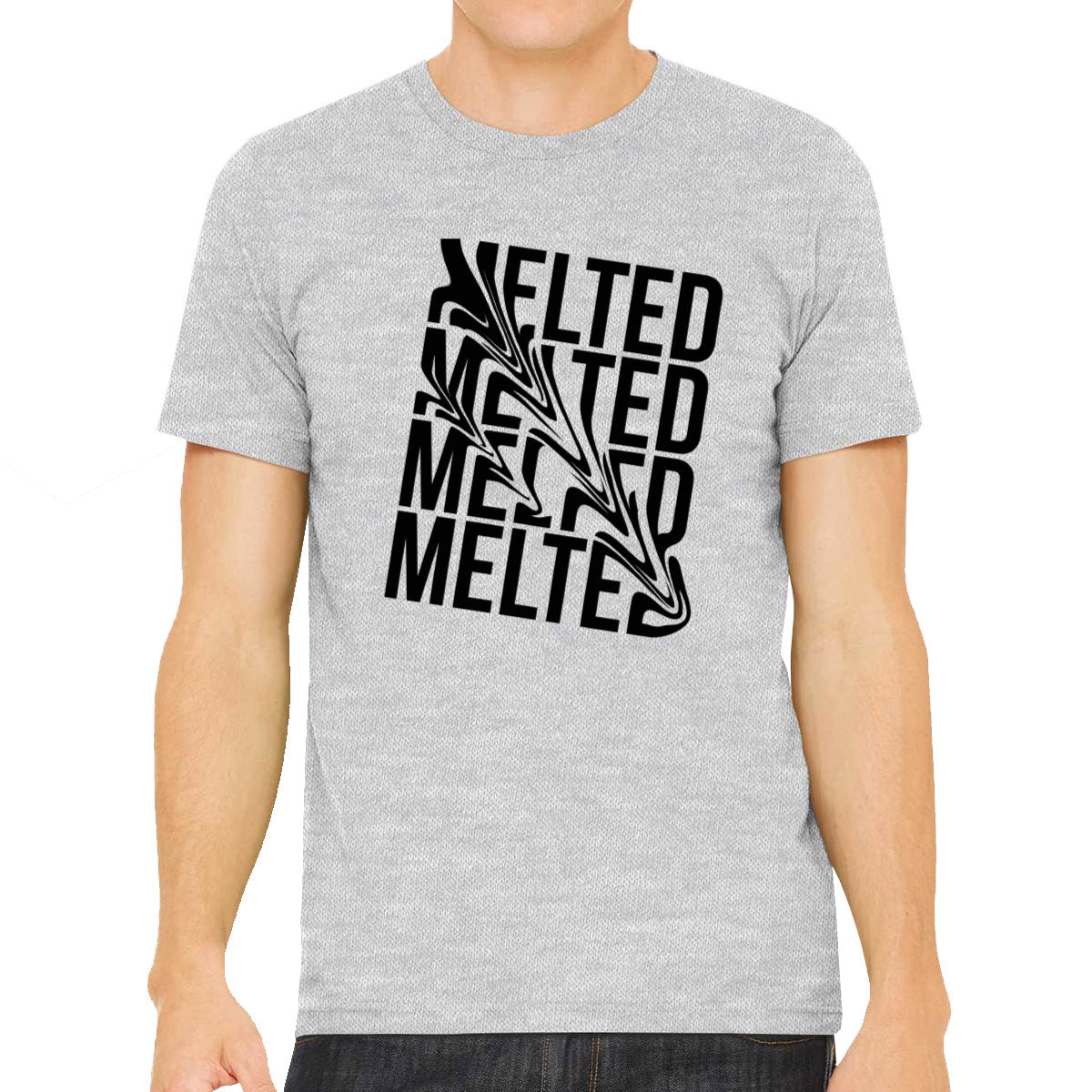 Melted Typography Men's T-shirt