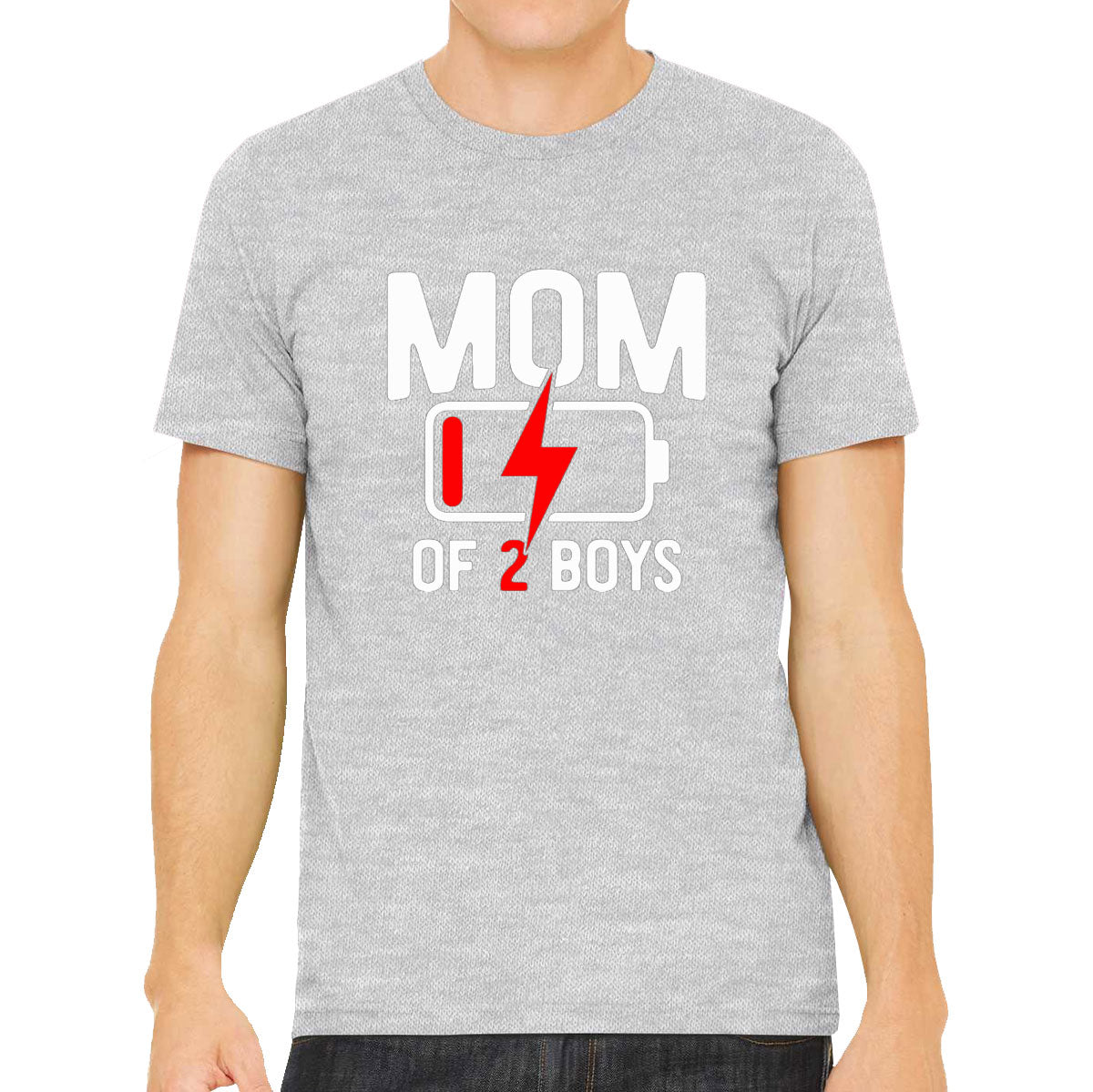 Mom Of 2 Boys Mother's Day Men's T-shirt