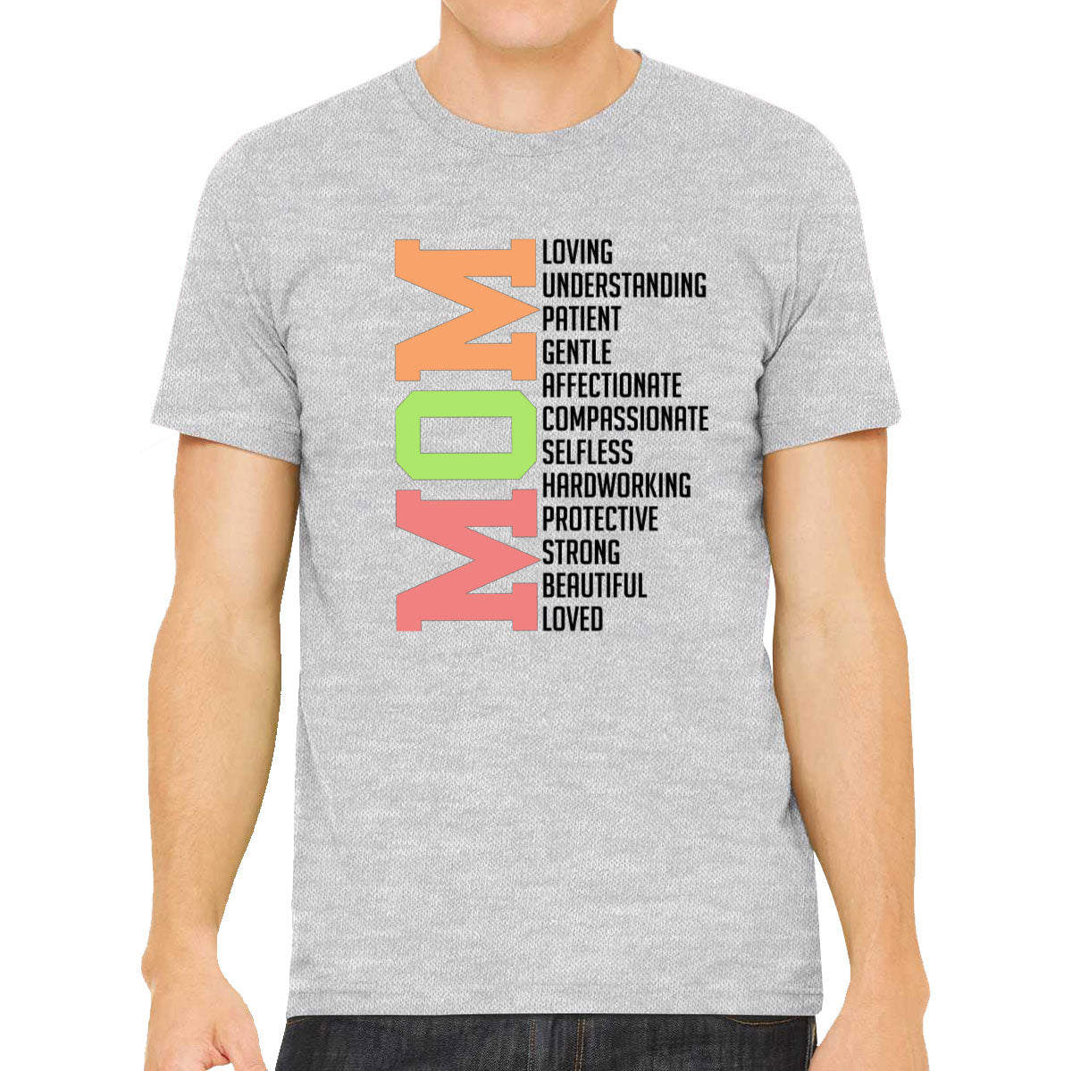 All Words About Mom Mother's Day Men's T-shirt