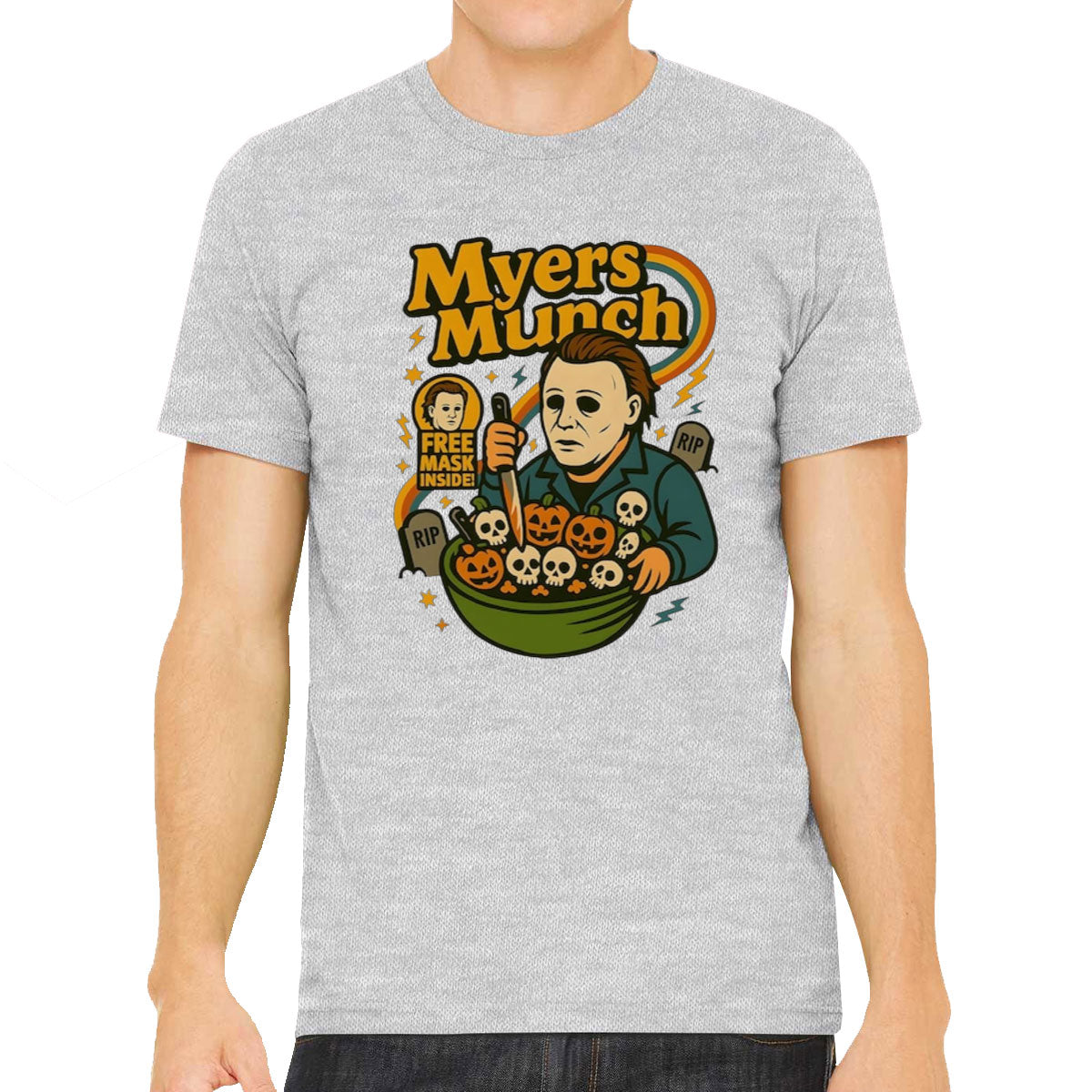 Myers Munch Halloween Men's T-shirt