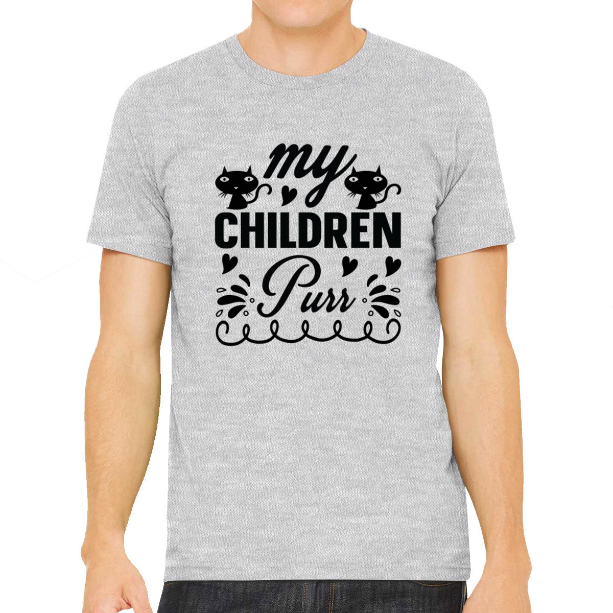 My Children Purr Cat Men's T-shirt