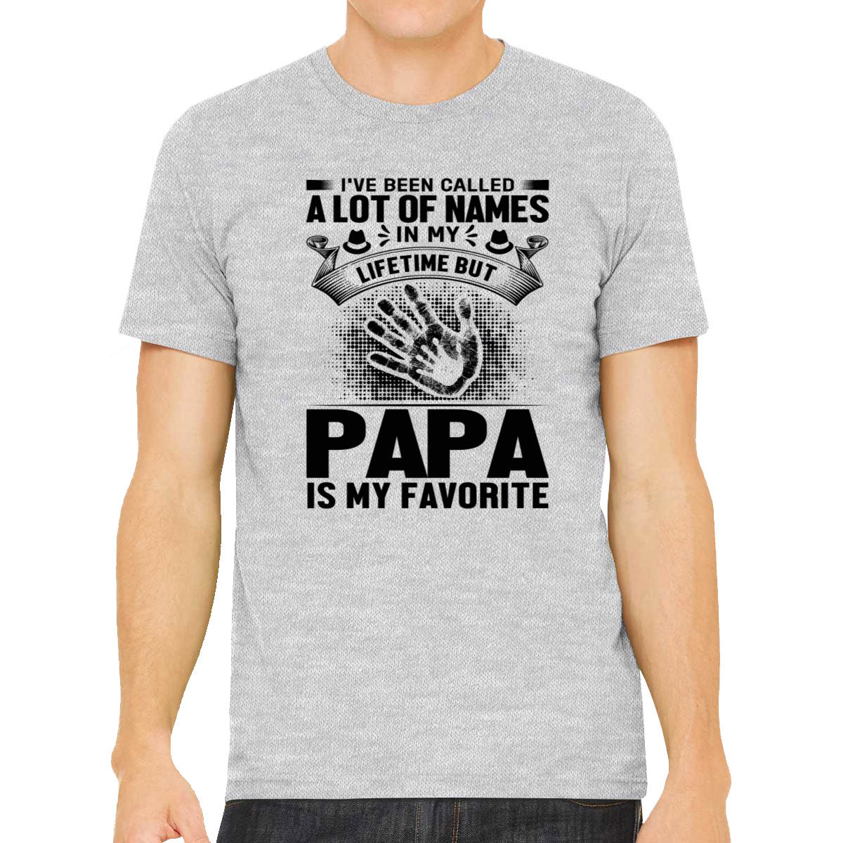 Papa Is My Favorite Name Father's Day Men's T-shirt