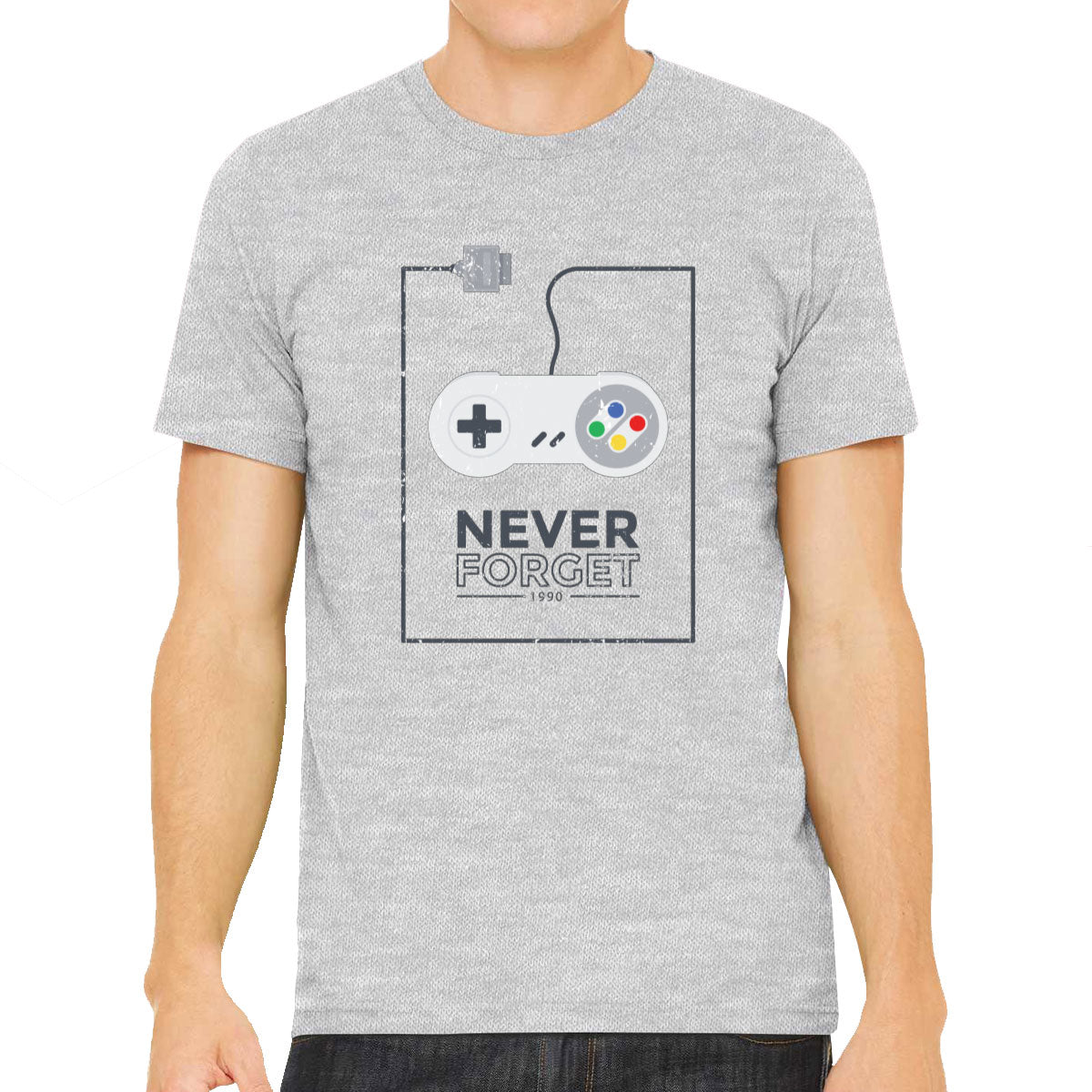 Never Forget Retro Gaming Console Men's T-shirt