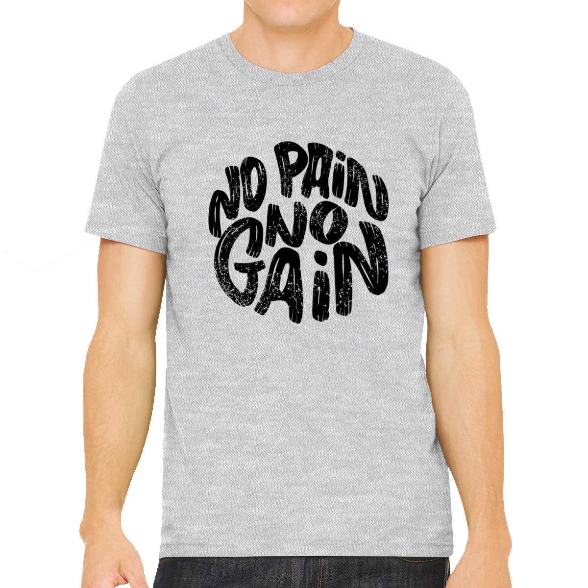 No Pain No Gain Gym Fitness Men's T-shirt