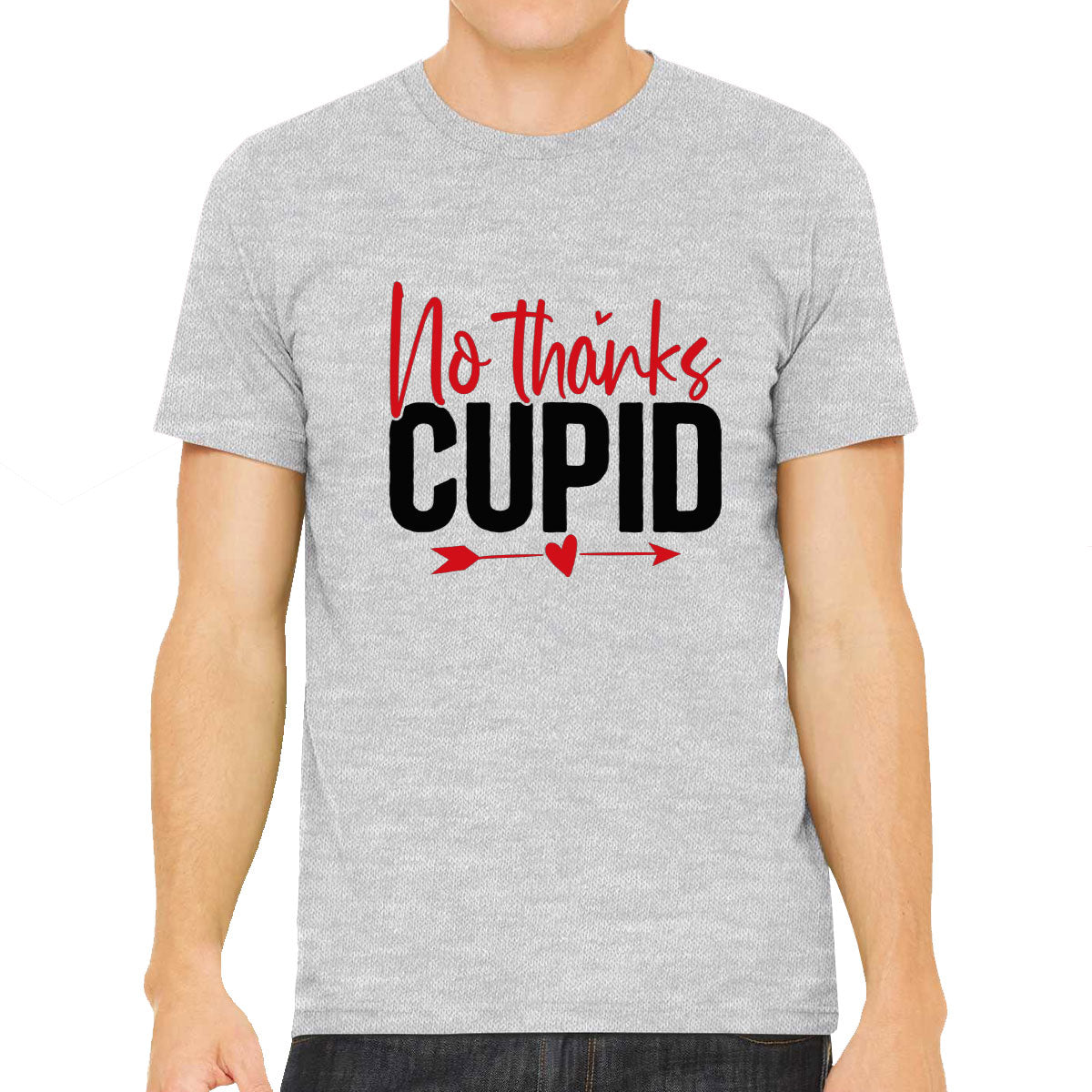 No Thanks Cupid Valentine's Day Men's T-shirt