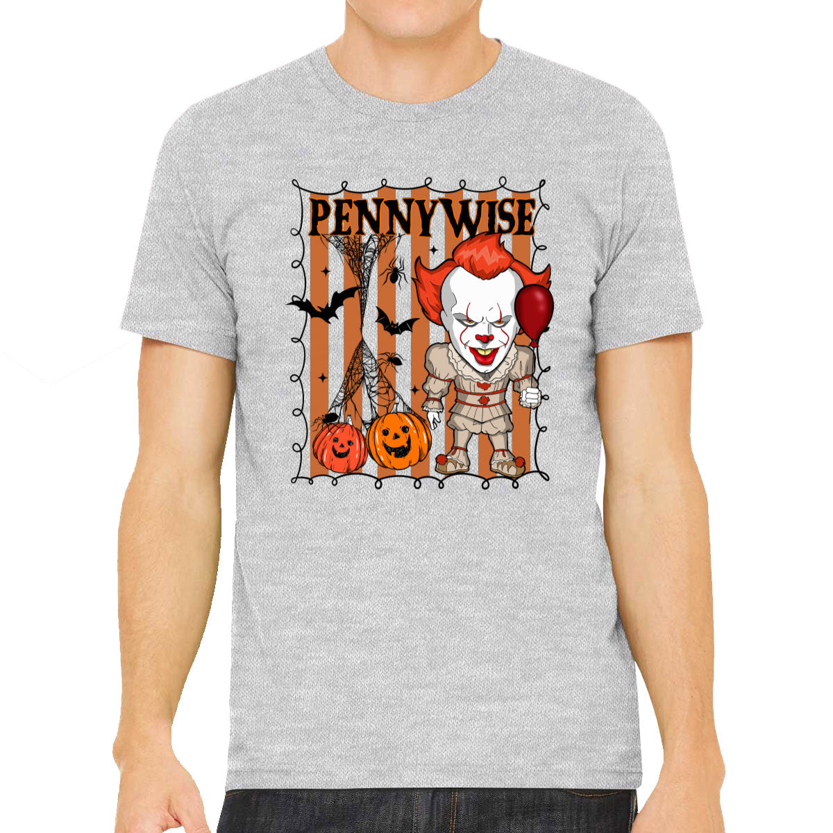 Pennywise Horror Movie Character Halloween Men's T-shirt