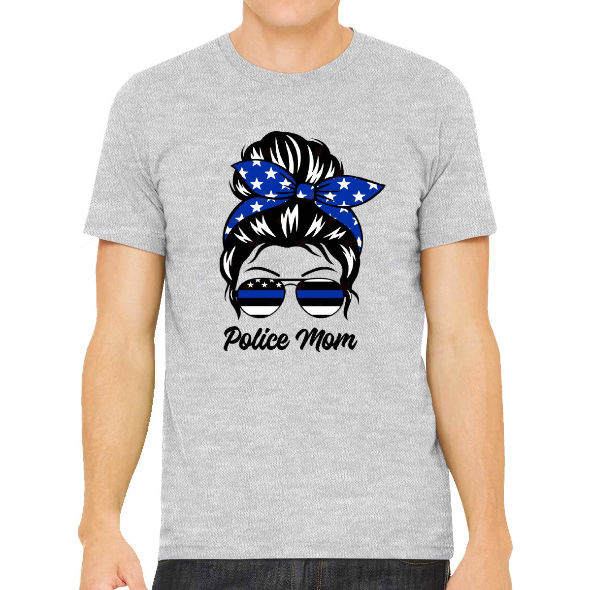 Police Mom Mother's Day Men's T-shirt
