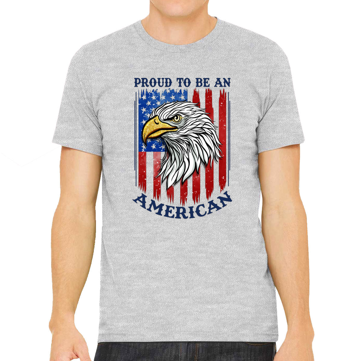 Proud To Be An American Patriotic Men's T-shirt