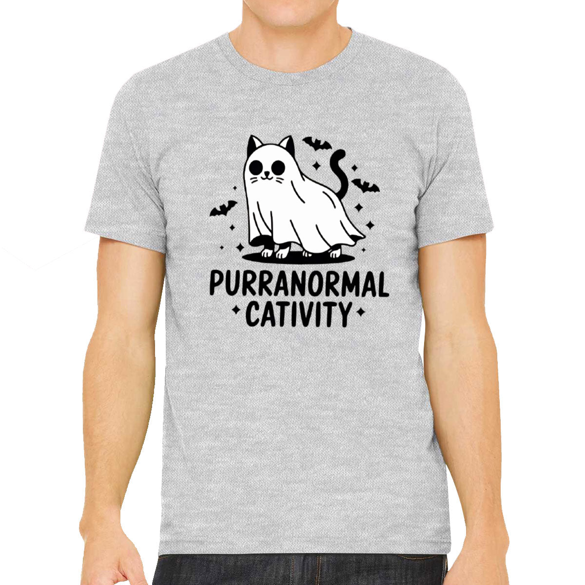 Purranormal Cativity Halloween Men's T-shirt