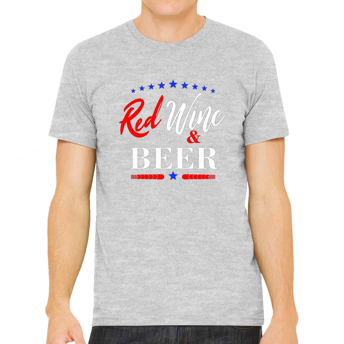 Red Wine And Beer Men's T-shirt