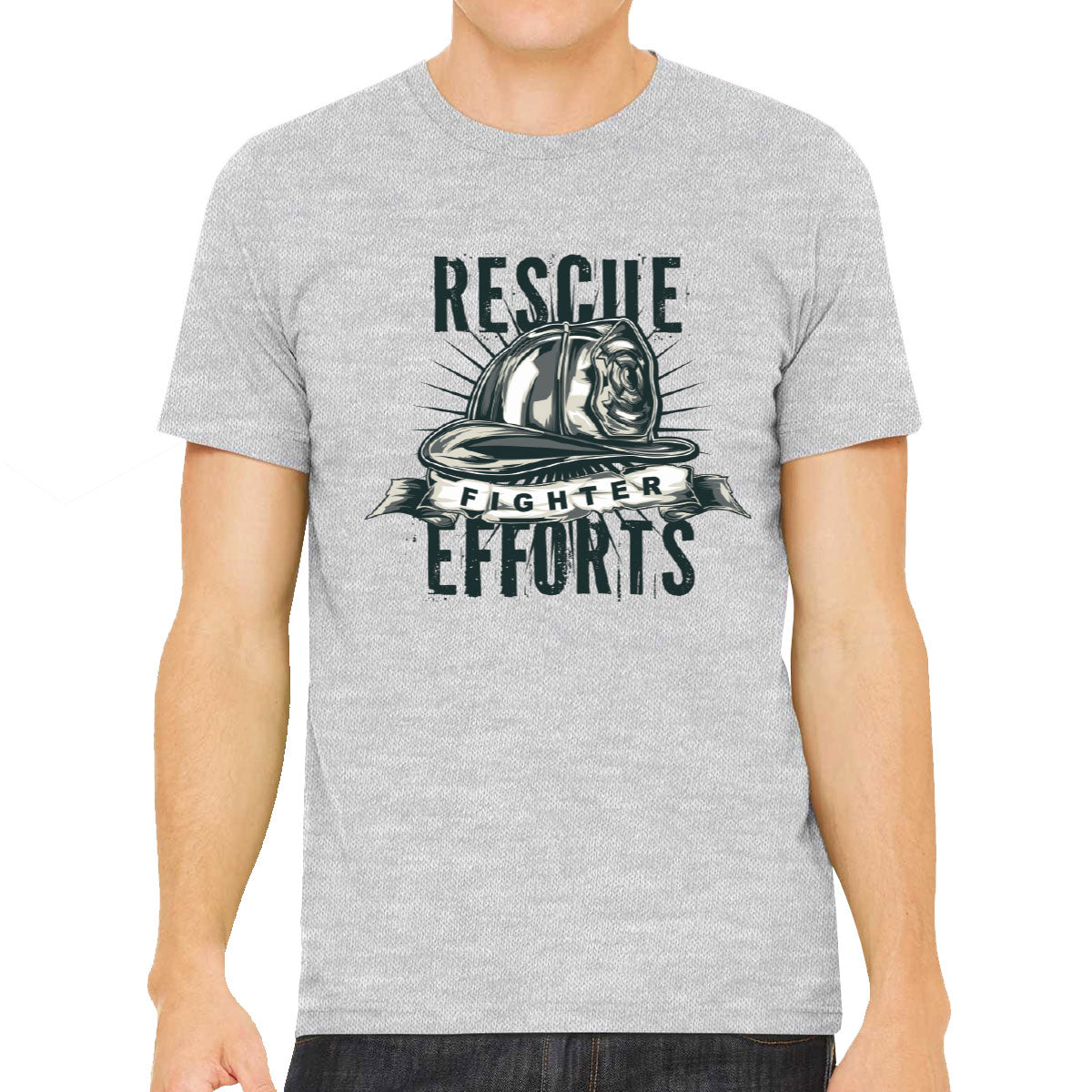 Rescue Fighter Efforts Firefighter Men's T-shirt