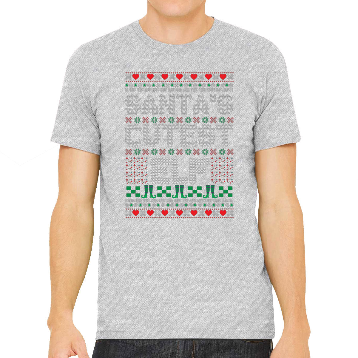 Santa's Cutest Elf Men's T-shirt