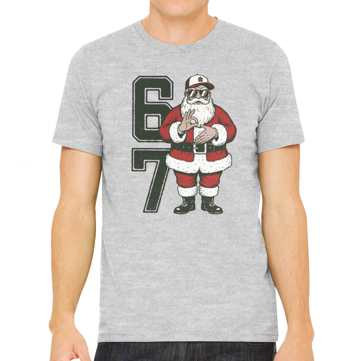 67 Sixty Seven Christmas Santa Men's T-shirt