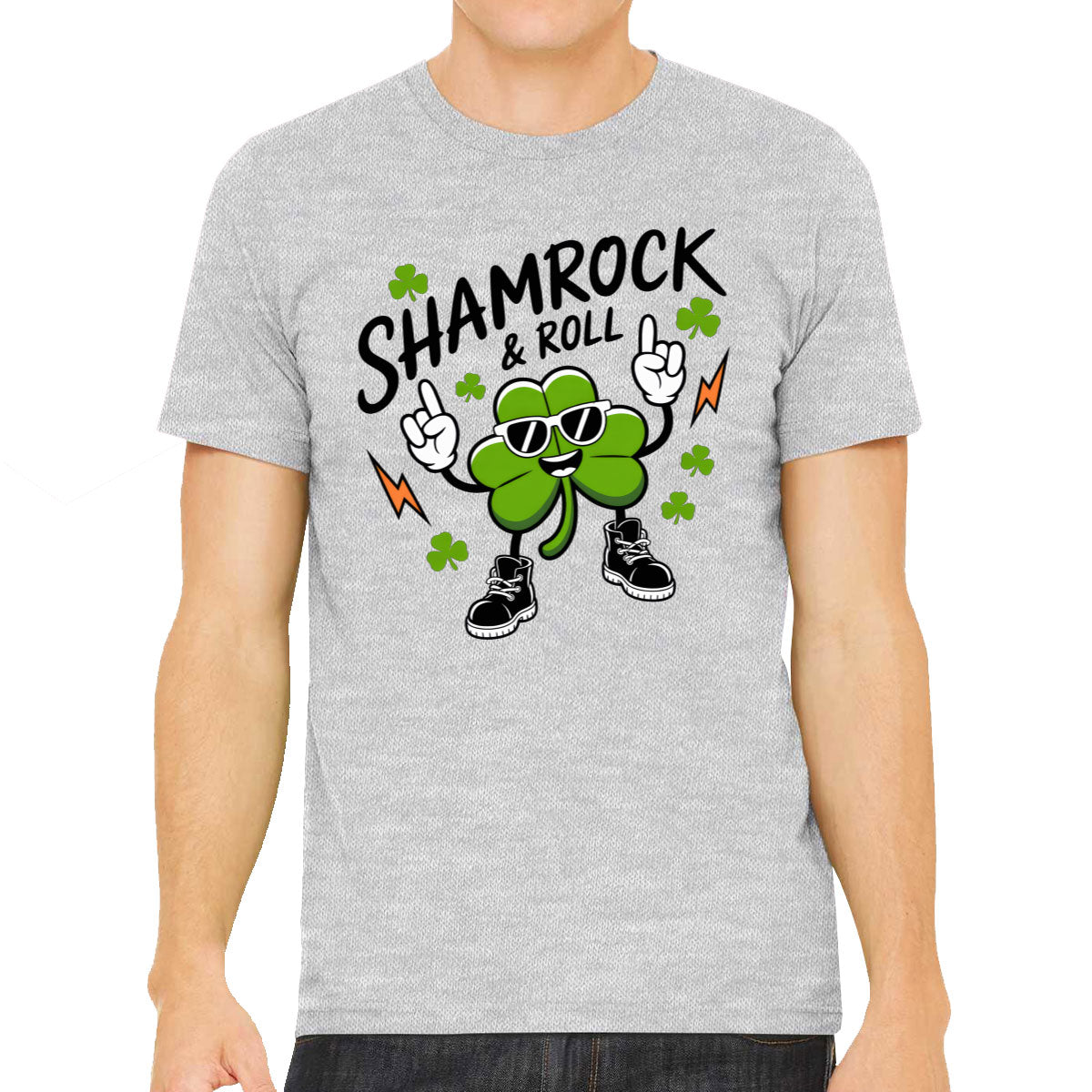 Shamrock And Roll St. Patrick's Day Men's T-shirt